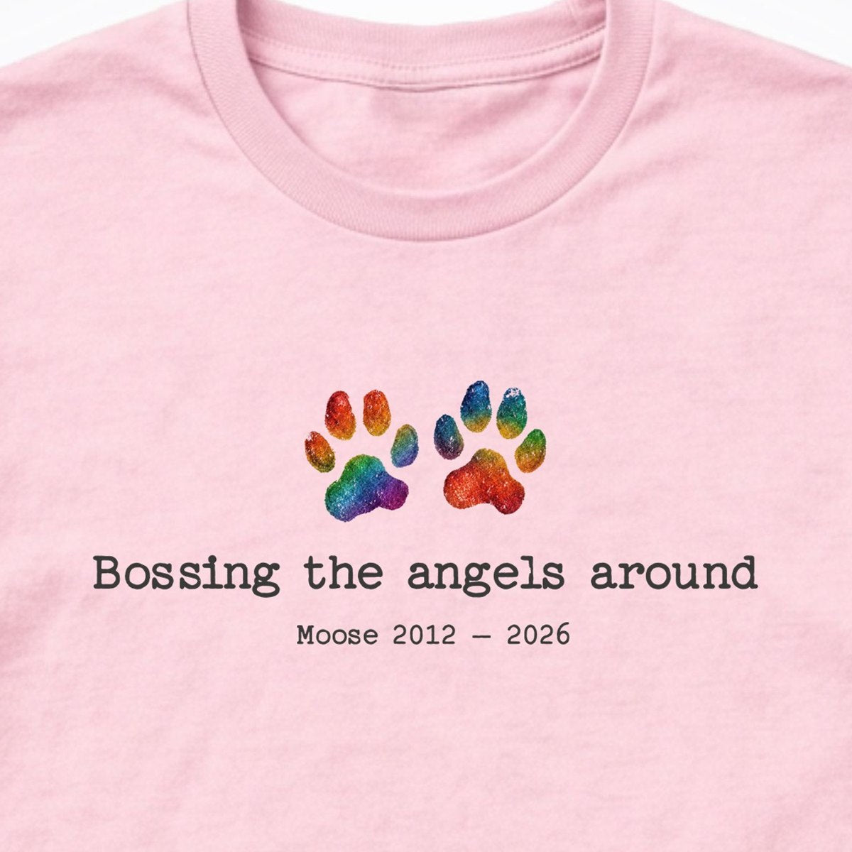 Bossing The Angels Around - Personalized Memorial Long Sleeve Shirt