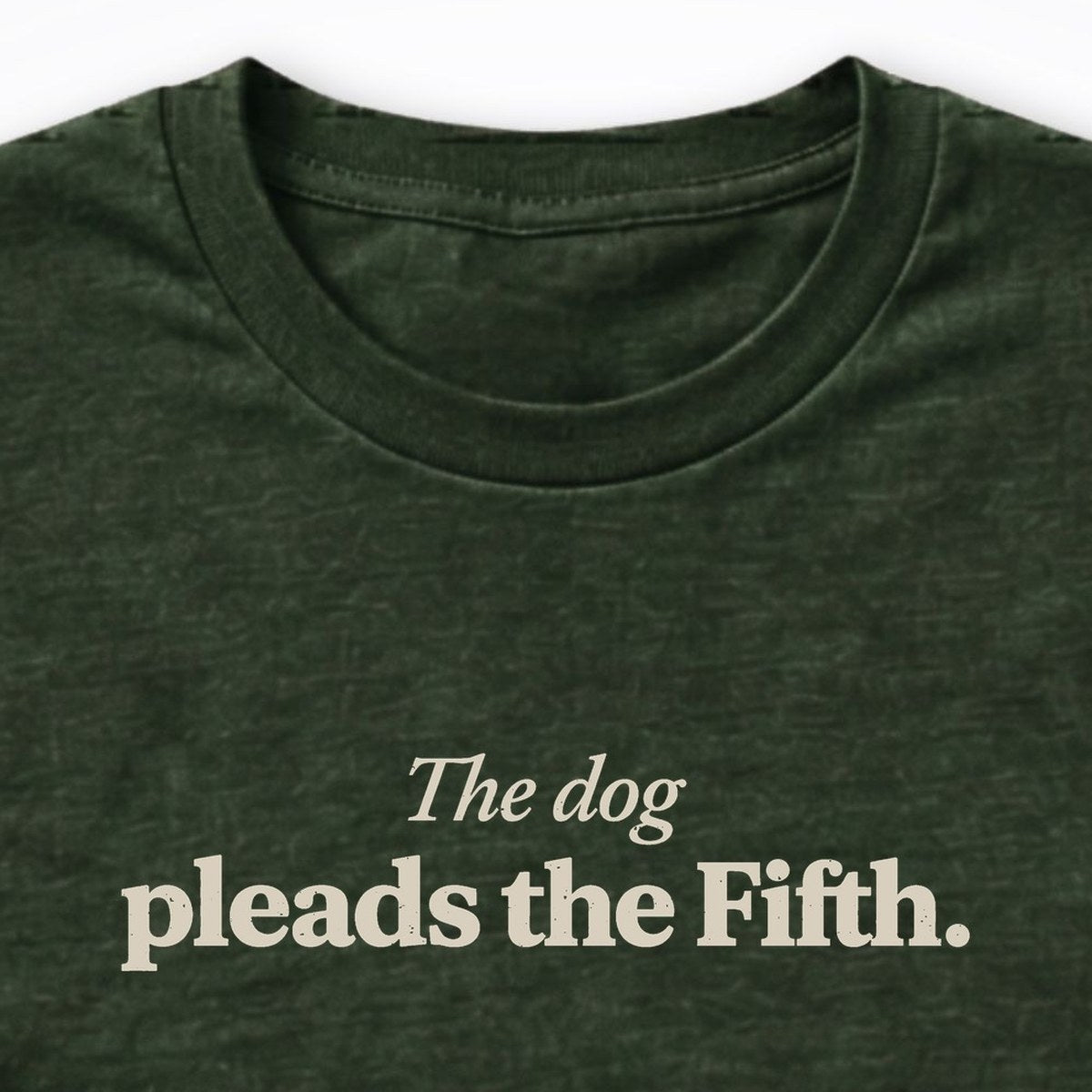 The Dog Pleads The Fifth Long Sleeve Shirt
