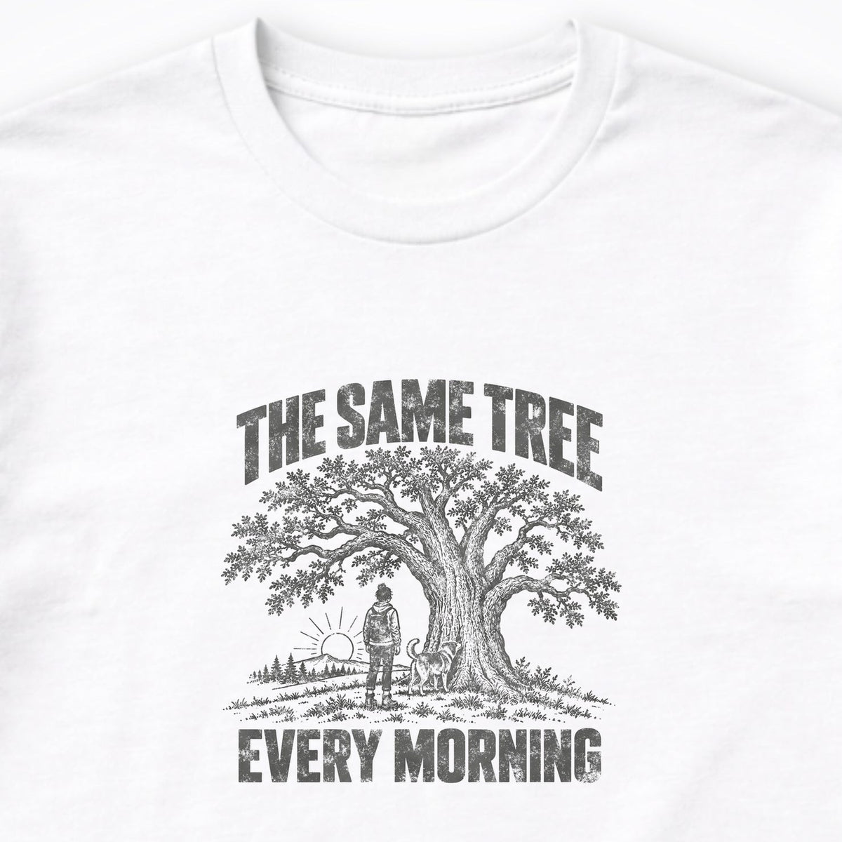 The Same Tree. Every Morning. Long Sleeve Shirt