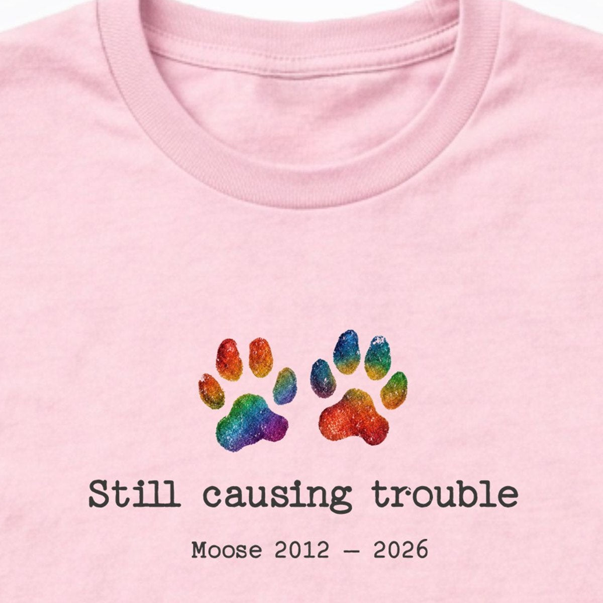 Still Causing Trouble - Personalized Memorial Long Sleeve Shirt