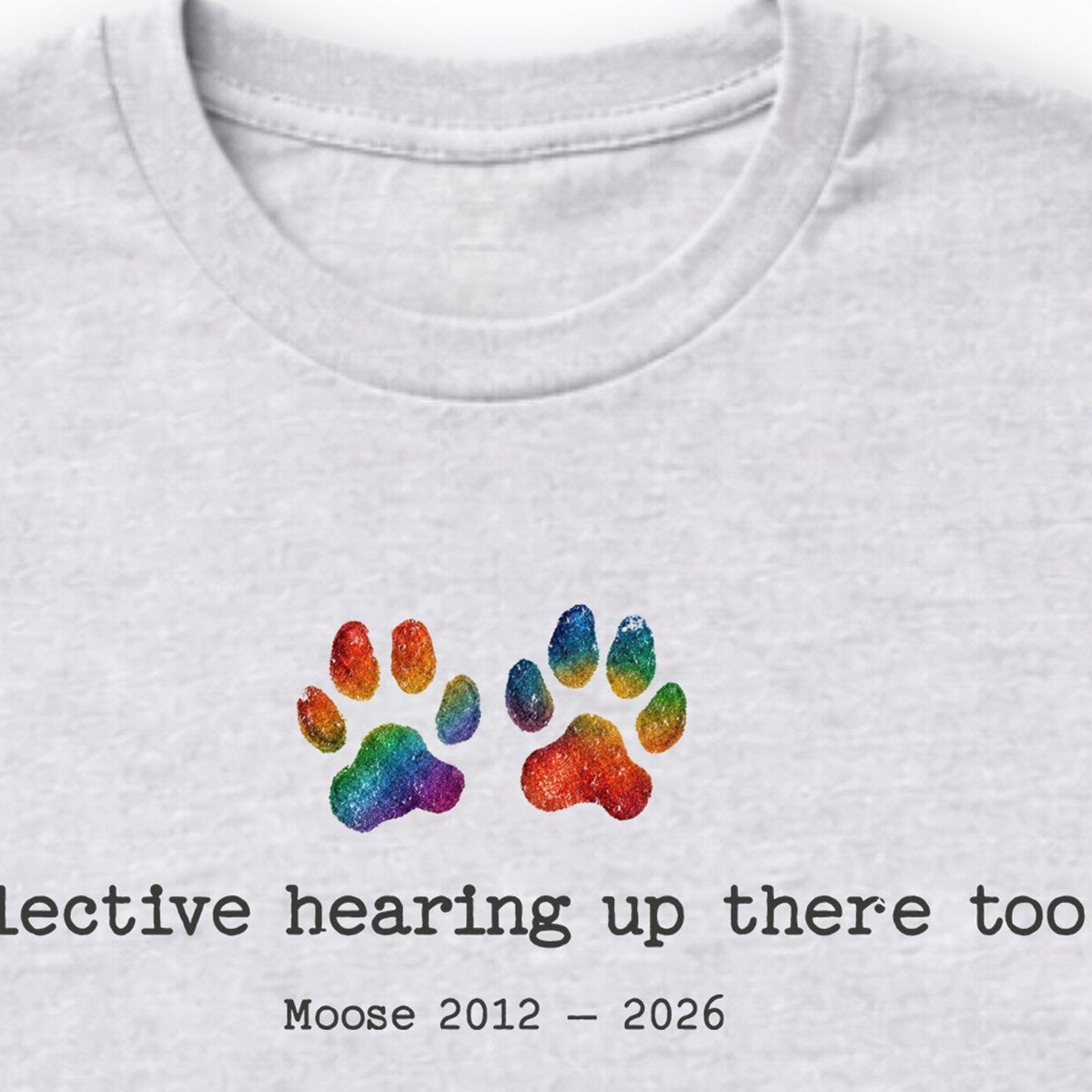 Selective Hearing Up There Too - Personalized Memorial Long Sleeve Shirt