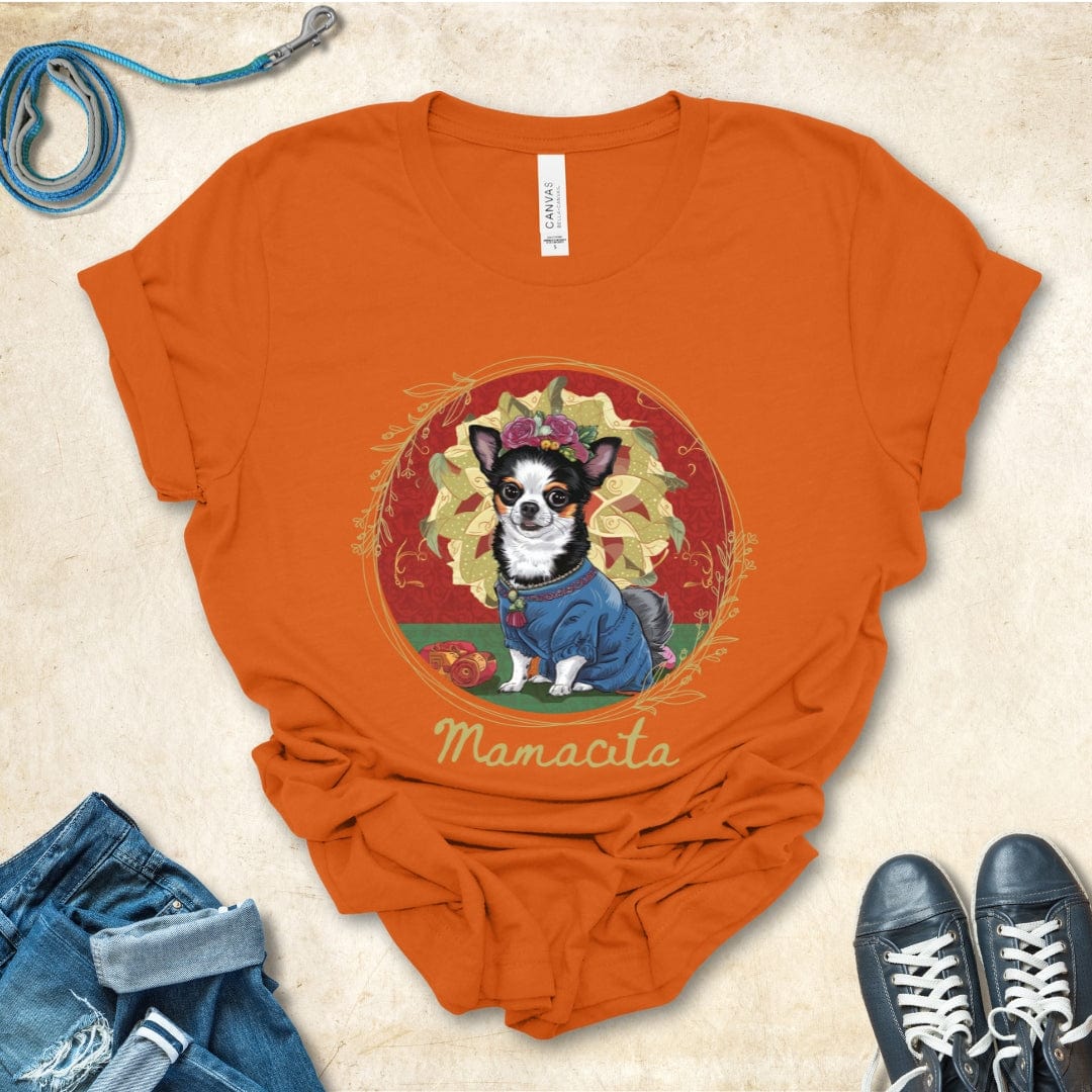 T-Shirt Autumn / S Mamacita Aurora Chihuahua Design Premium Unisex Tee --reallyintothat