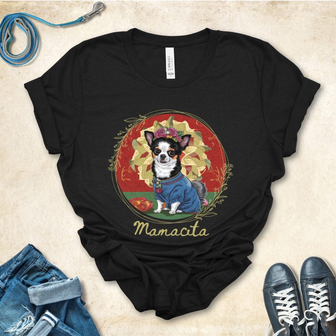 T-Shirt Black Heather / S Mamacita Aurora Chihuahua Design Premium Unisex Tee --reallyintothat