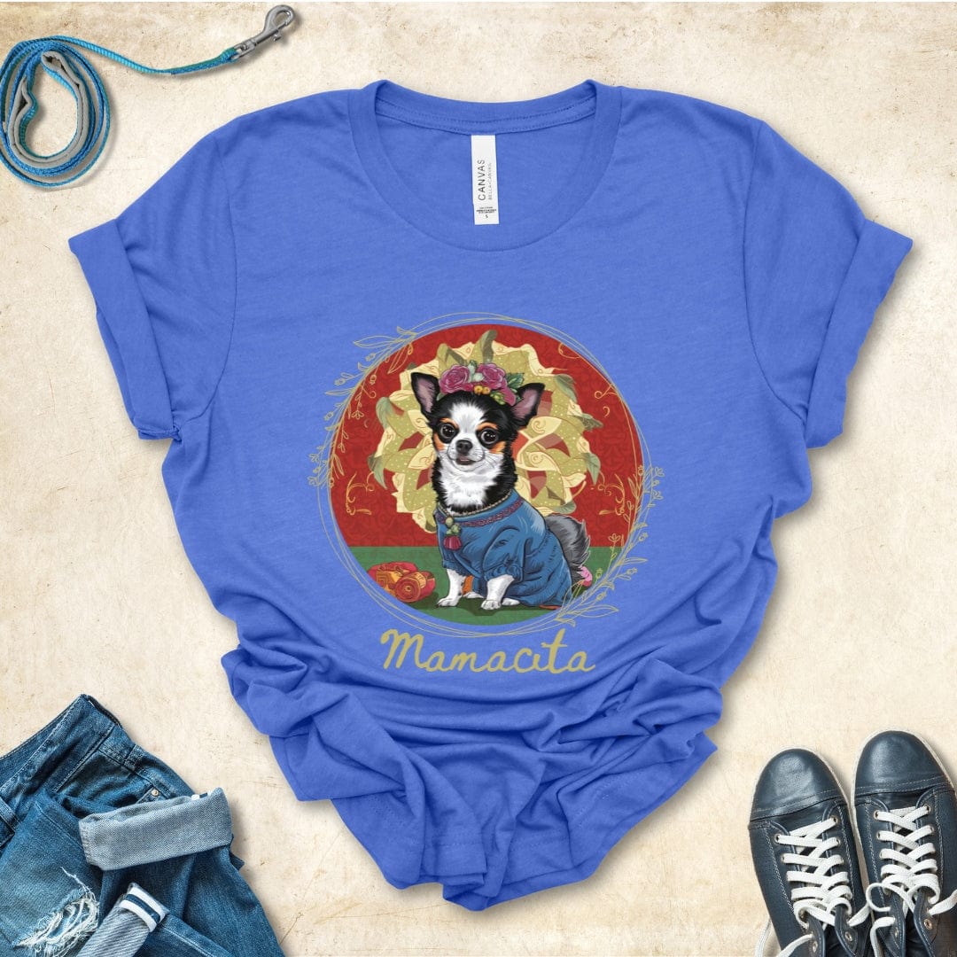 T-Shirt Heather True Royal / S Mamacita Aurora Chihuahua Design Premium Unisex Tee --reallyintothat