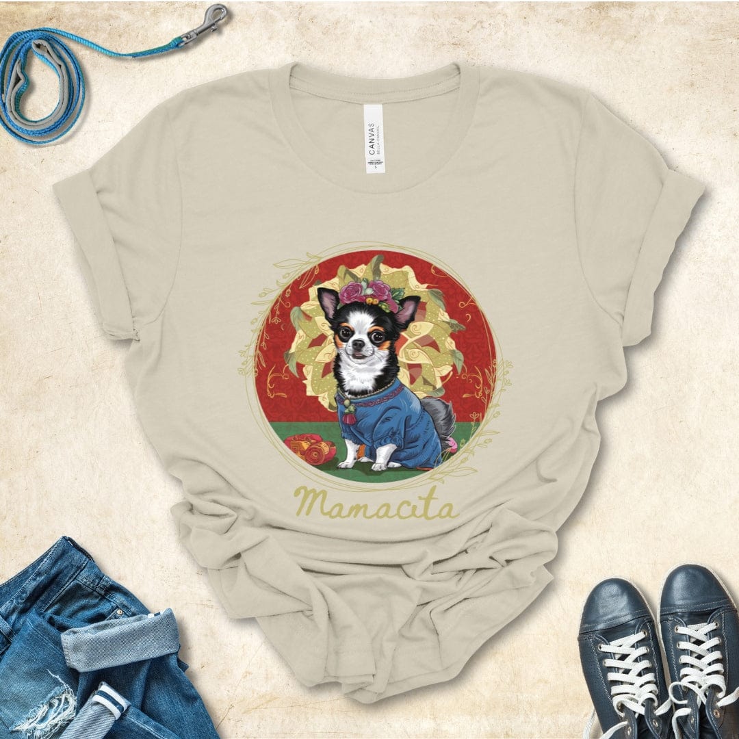 T-Shirt Natural / S Mamacita Aurora Chihuahua Design Premium Unisex Tee --reallyintothat