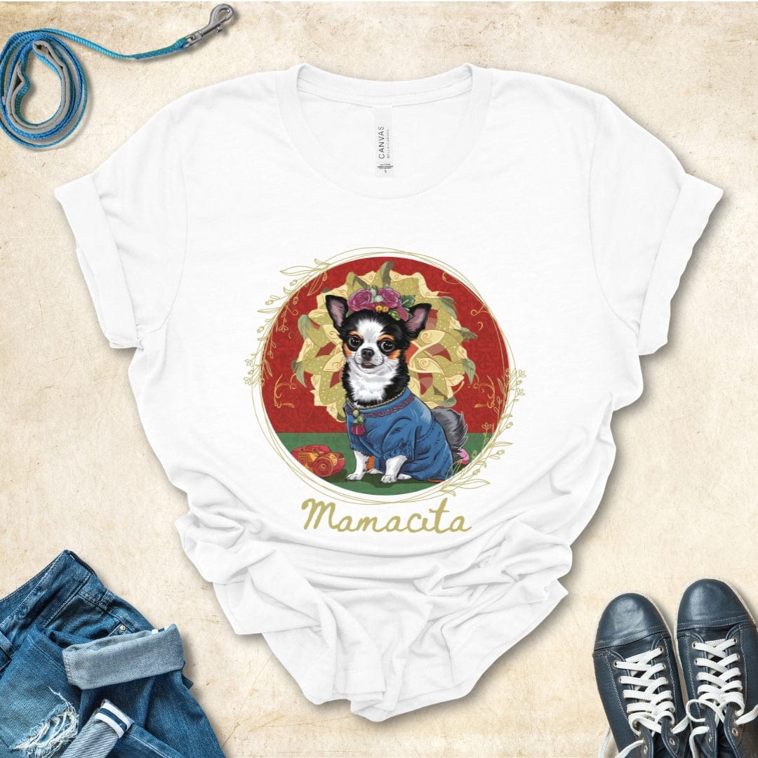 T-Shirt White / S Mamacita Aurora Chihuahua Design Premium Unisex Tee --reallyintothat