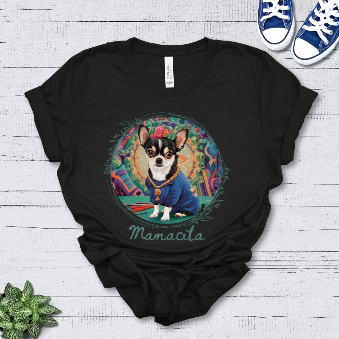 T-Shirt Black Heather / S Mamacita Camila Chihuahua Design Premium Unisex Tee --reallyintothat