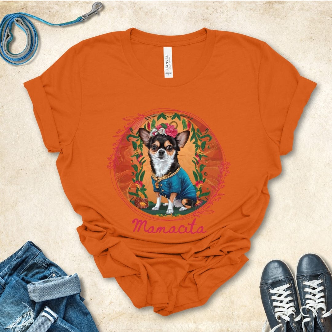 T-Shirt Autumn / S Mamacita Elena Chihuahua Design Premium Unisex Tee --reallyintothat