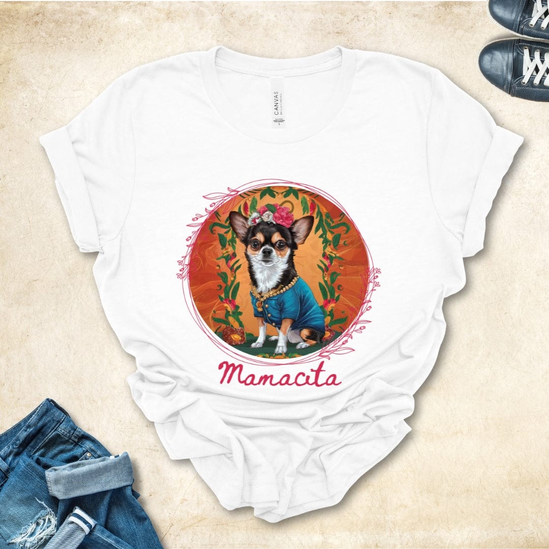 T-Shirt White / S Mamacita Elena Chihuahua Design Premium Unisex Tee --reallyintothat