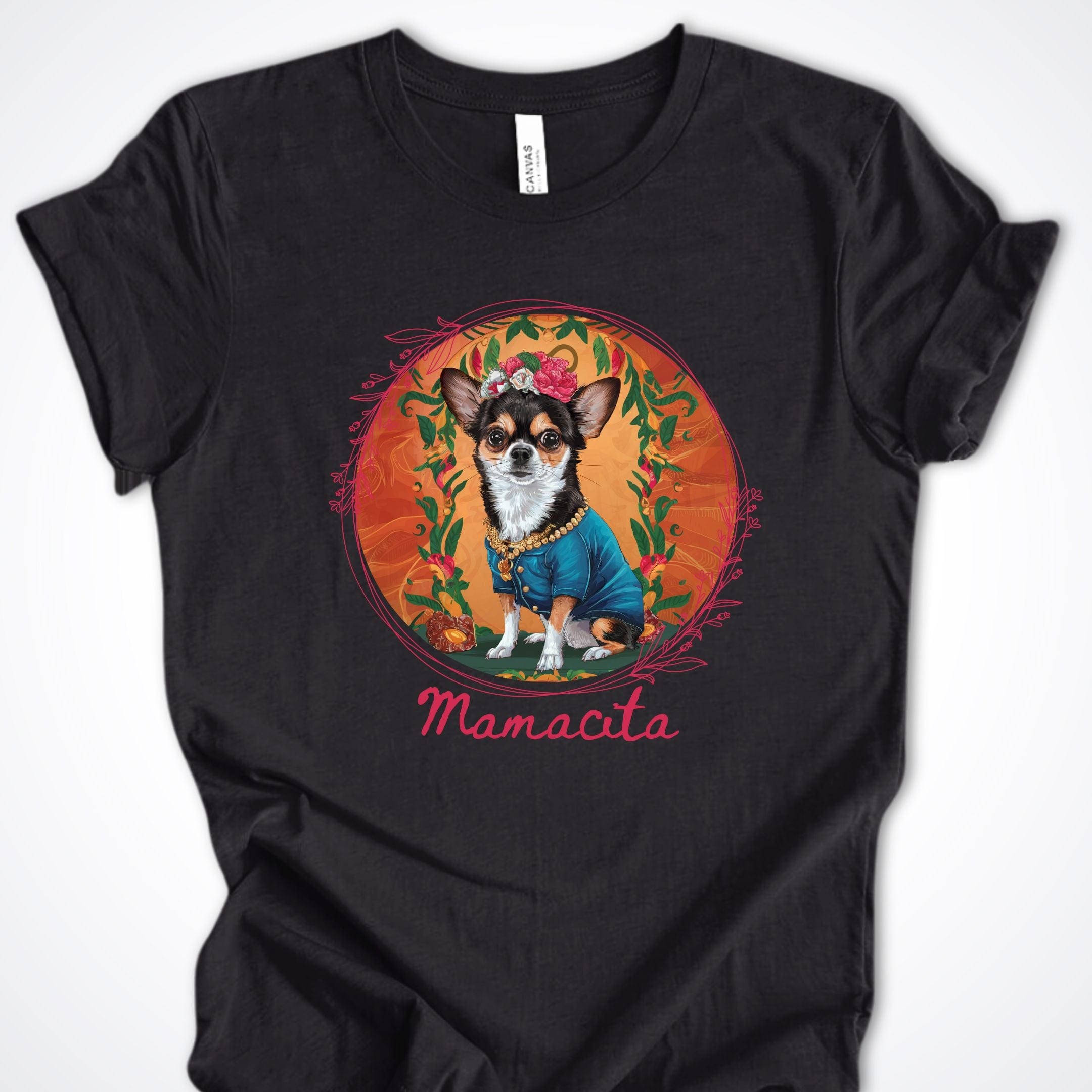 T-Shirt Black Heather / S Mamacita Elena Chihuahua Premium Unisex T-Shirt ReallyintoDogs