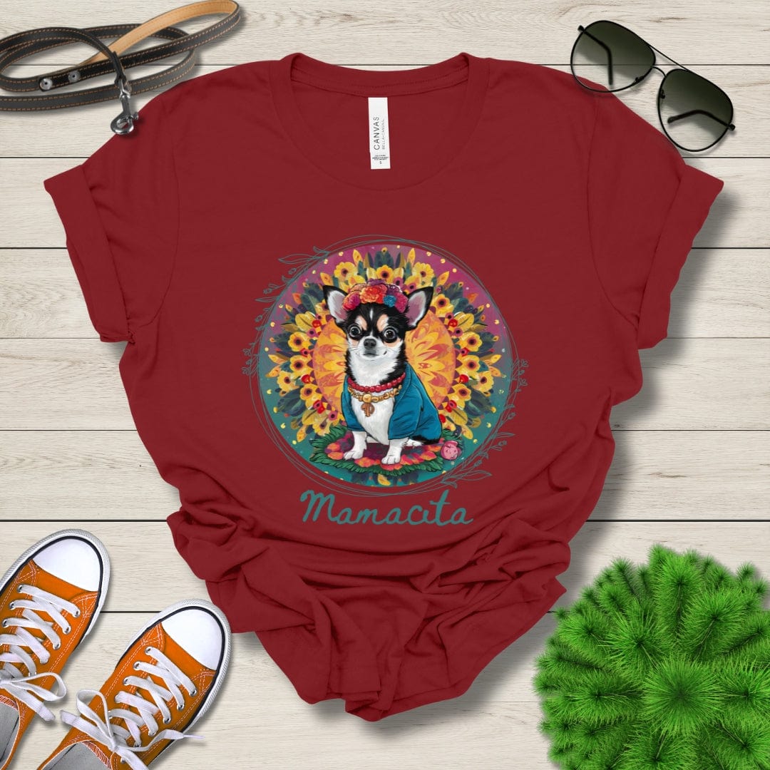 T-Shirt Cardinal / S Mamacita Gabriella Chihuahua Design Premium Unisex Tee --reallyintothat