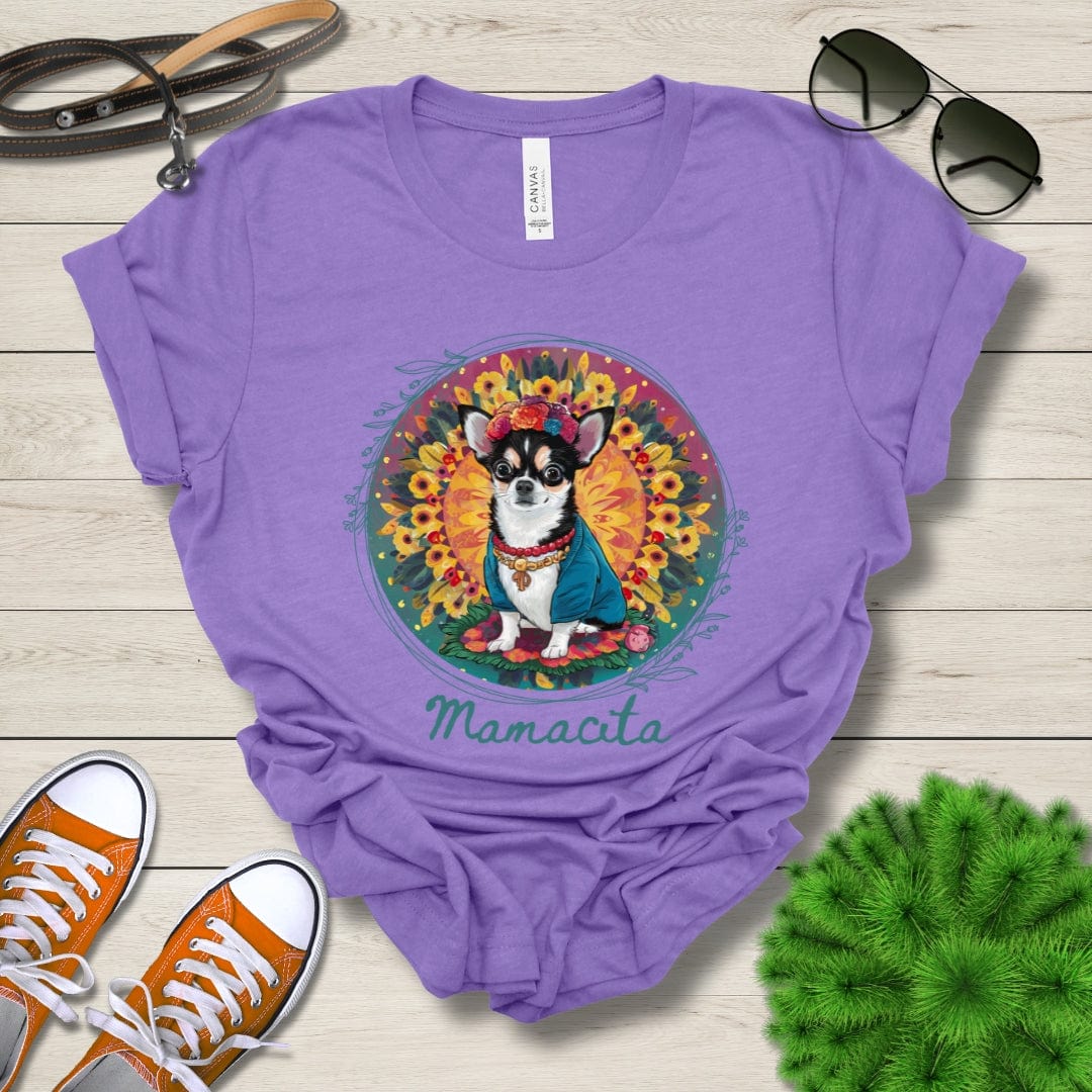 T-Shirt Heather Team Purple / S Mamacita Gabriella Chihuahua Design Premium Unisex Tee --reallyintothat