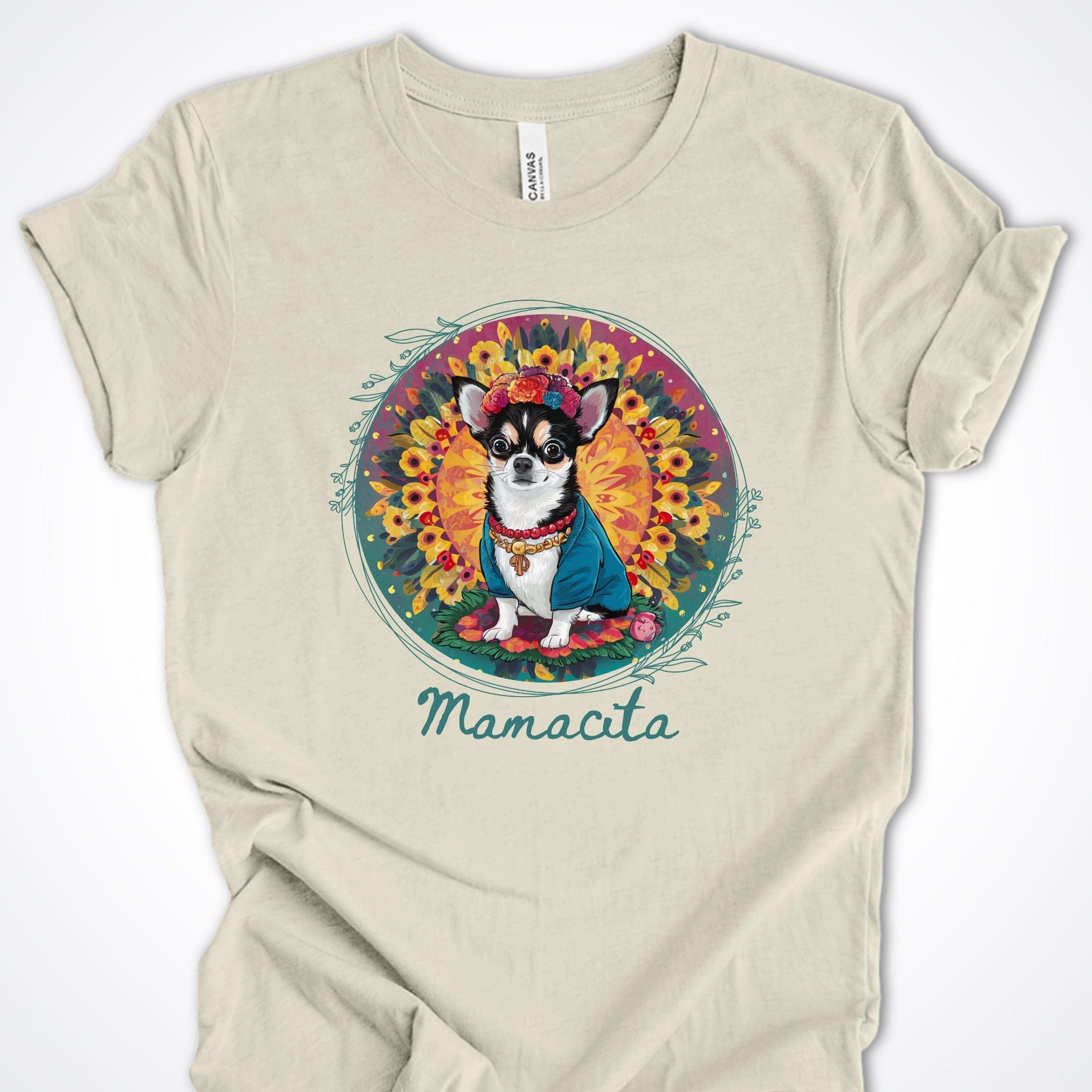 T-Shirt Natural / S Mamacita Gabriella Chihuahua Premium Unisex T-Shirt ReallyintoDogs