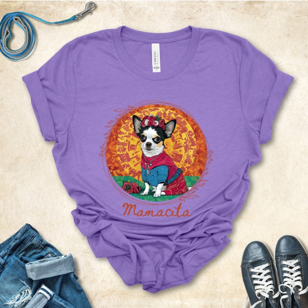 T-Shirt Heather Team Purple / S Mamacita Luna Chihuahua Design Premium Unisex Tee --reallyintothat