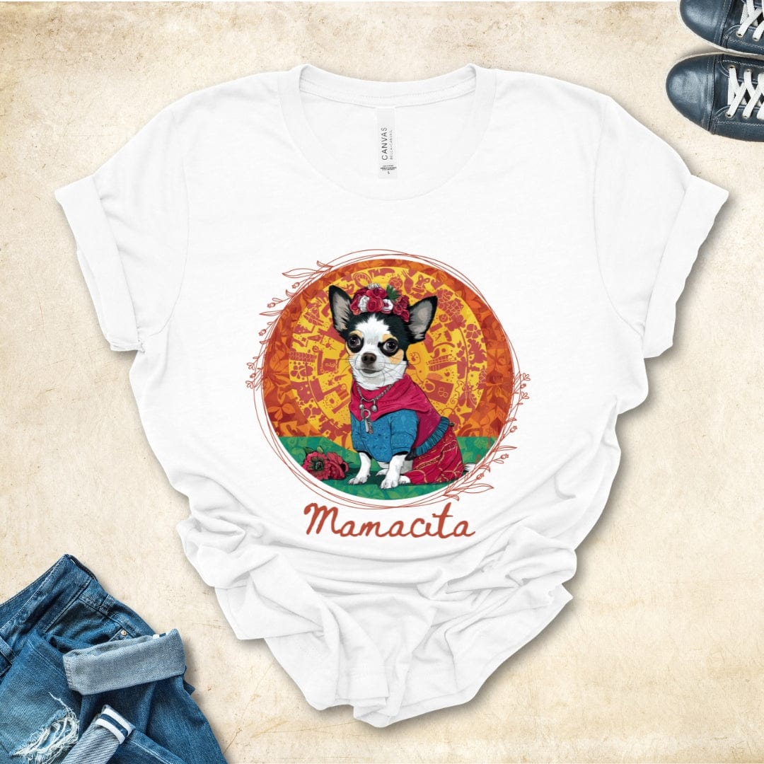 T-Shirt White / S Mamacita Luna Chihuahua Design Premium Unisex Tee --reallyintothat