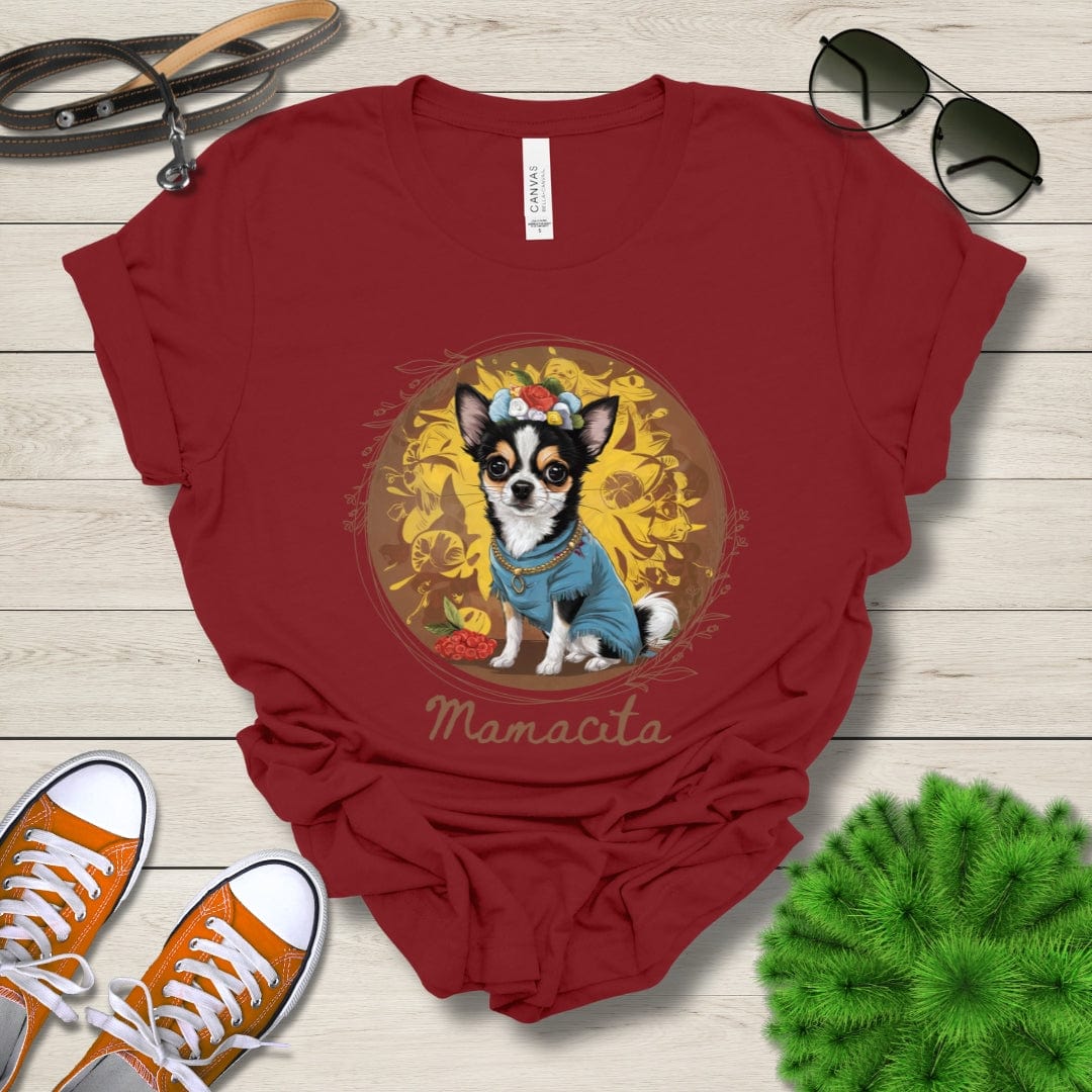 T-Shirt Cardinal / S Mamacita Mia Chihuahua Design Premium Unisex Tee --reallyintothat