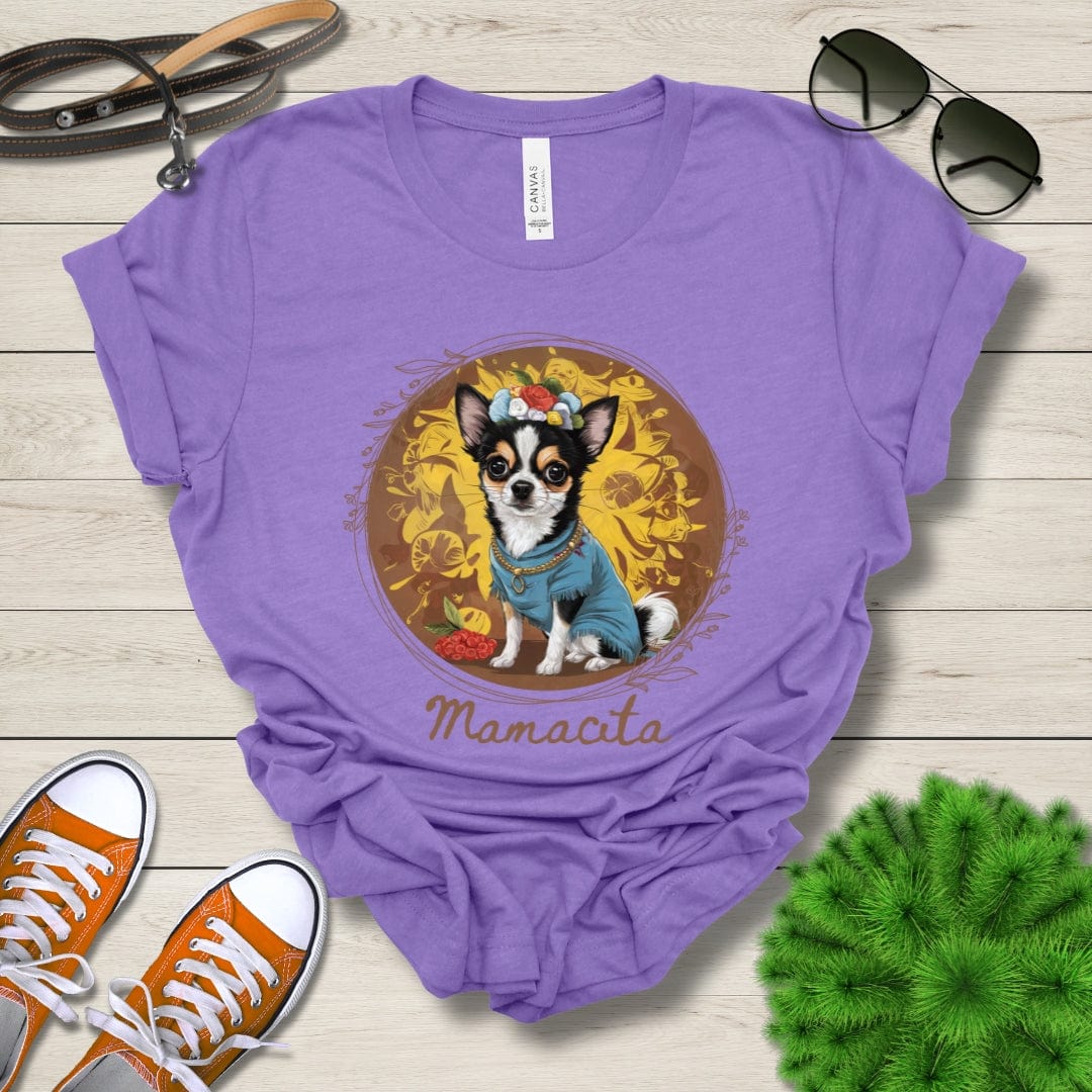 T-Shirt Heather Team Purple / S Mamacita Mia Chihuahua Design Premium Unisex Tee --reallyintothat