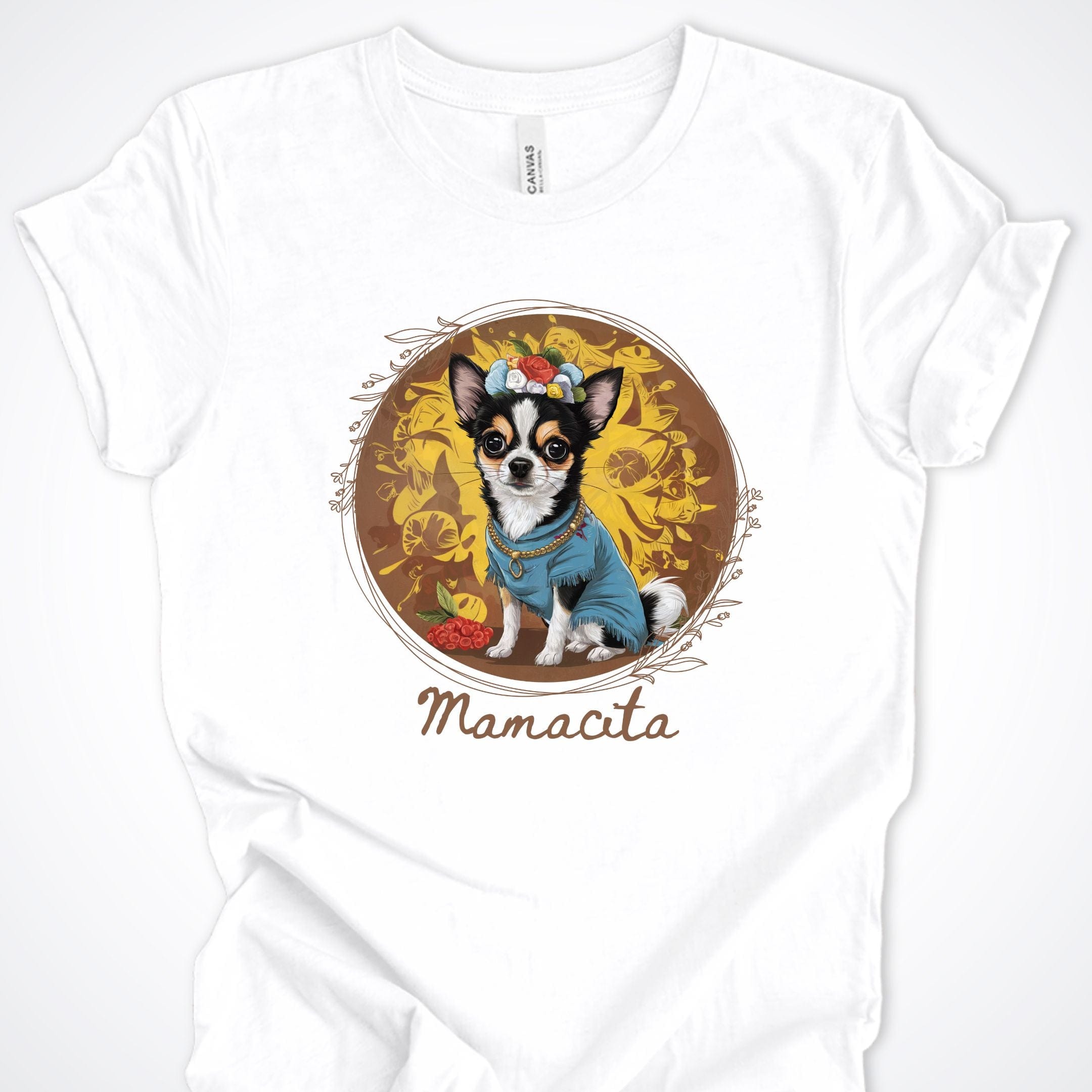 T-Shirt White / S Mamacita Mia Chihuahua Premium Unisex T-Shirt ReallyintoDogs