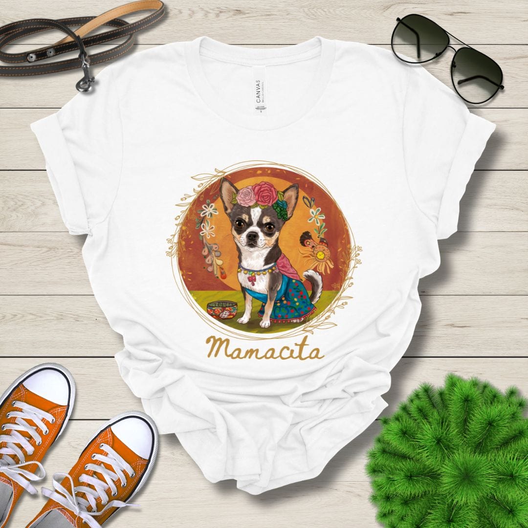 T-Shirt White / S Mamacita Sofia Chihuahua Design Premium Unisex Tee --reallyintothat