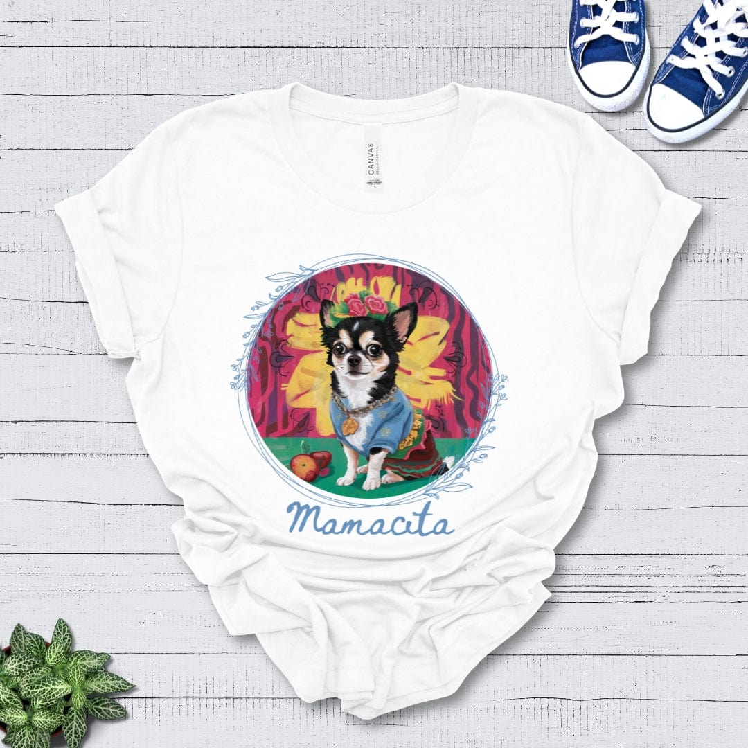 T-Shirt Mamacita Victoria Chihuahua Design Premium Unisex Tee --reallyintothat