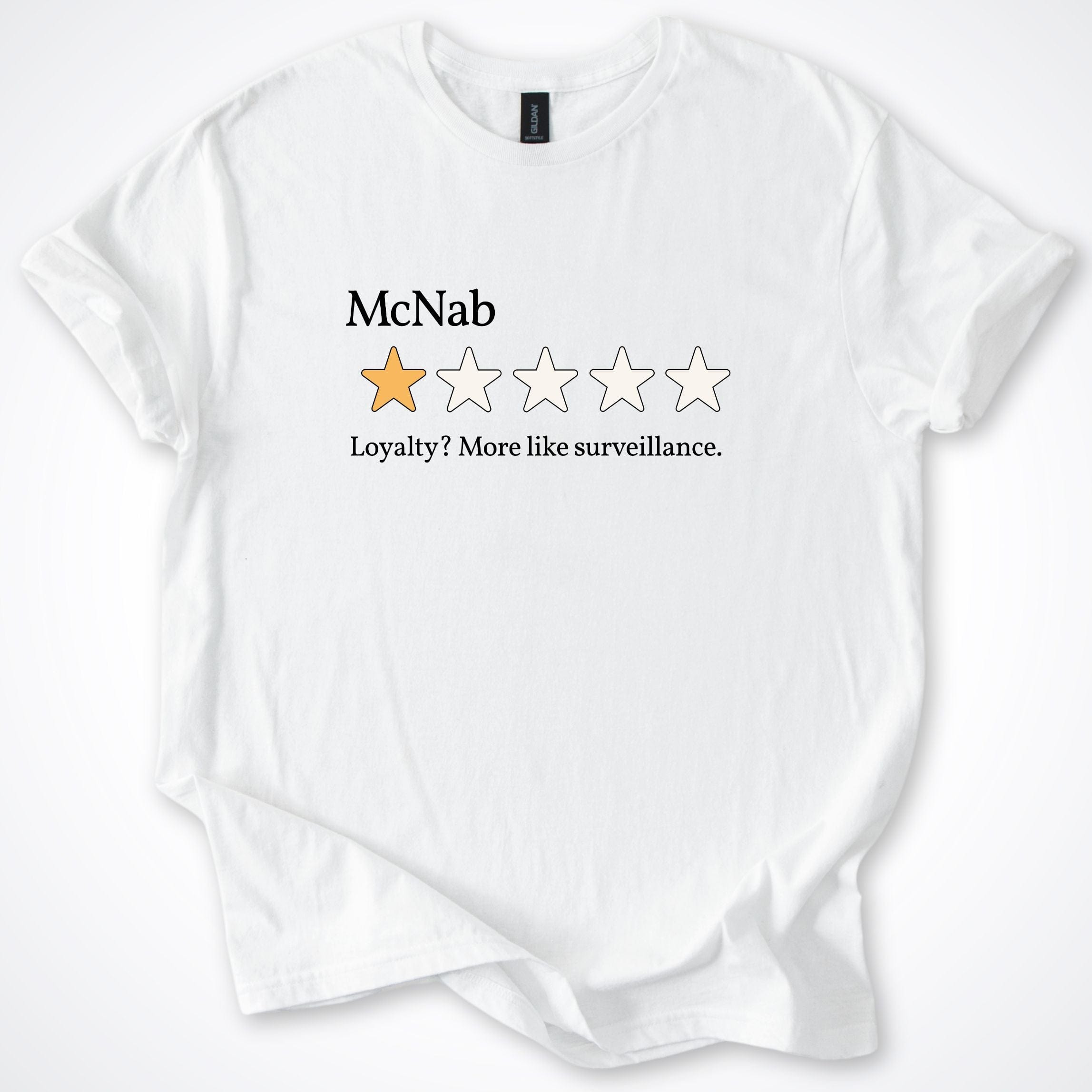 T-Shirt White / S McNab One Star Review T-Shirt ReallyintoDogs