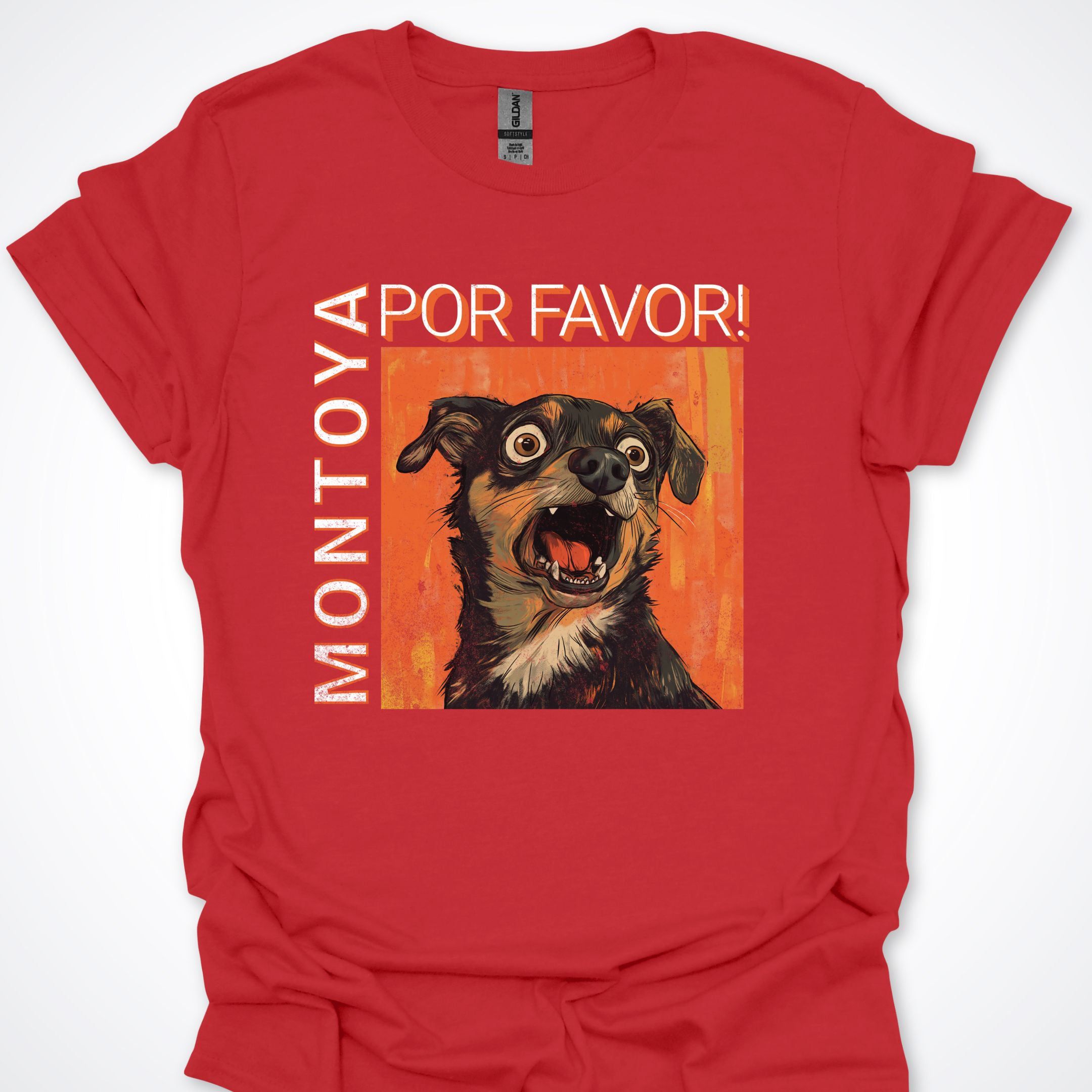 T-Shirt Red / S Montoya, Por Favor! Premium Unisex T-Shirt ReallyintoDogs