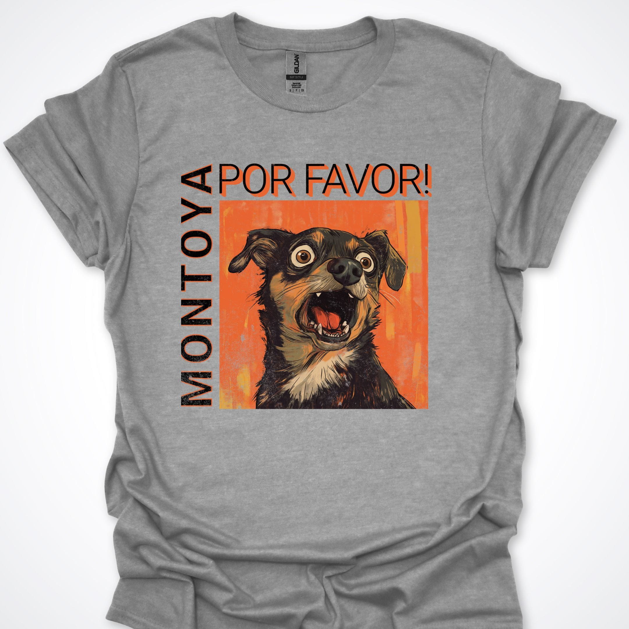 T-Shirt Sport Grey / S Montoya, Por Favor! Premium Unisex T-Shirt ReallyintoDogs