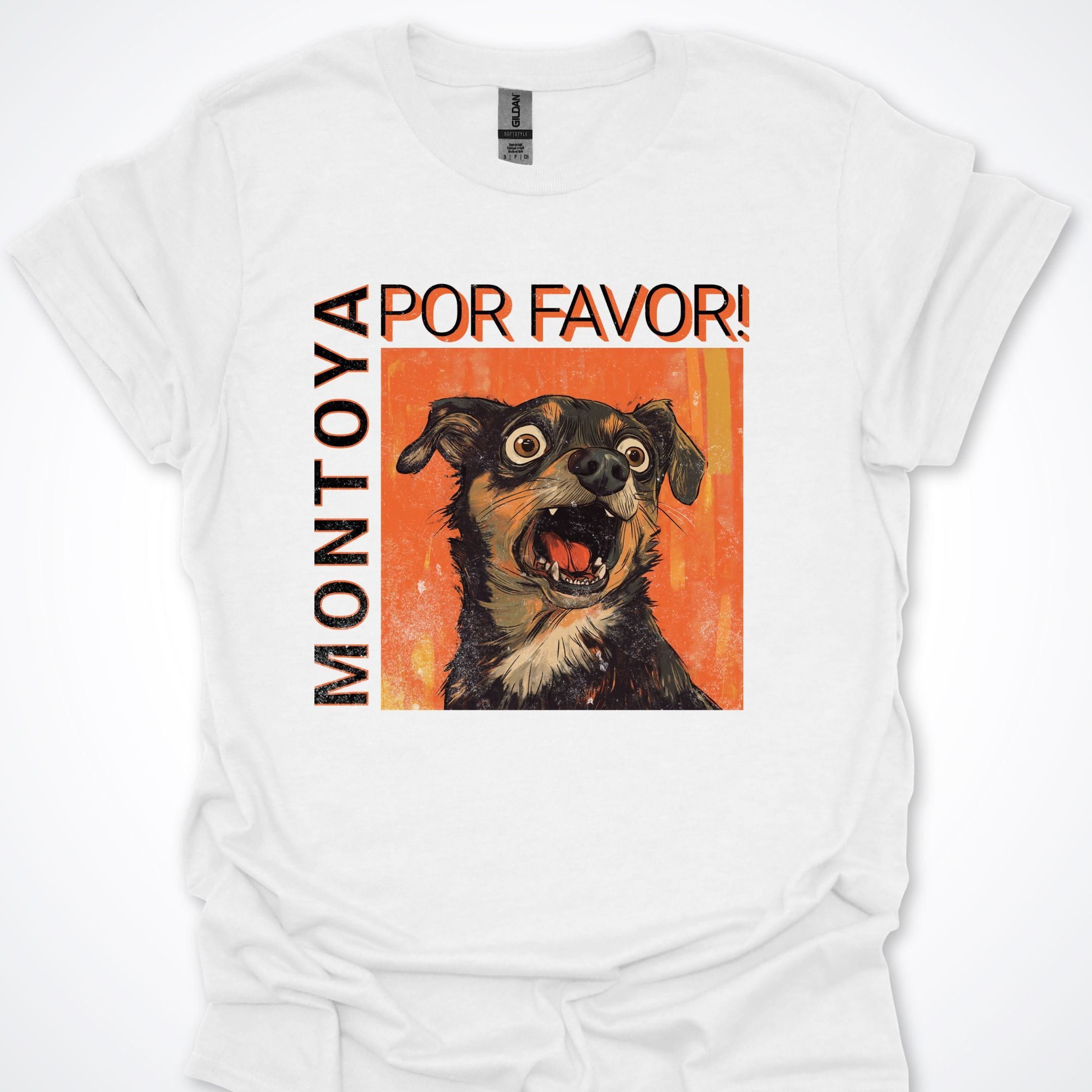 T-Shirt White / S Montoya, Por Favor! Premium Unisex T-Shirt ReallyintoDogs