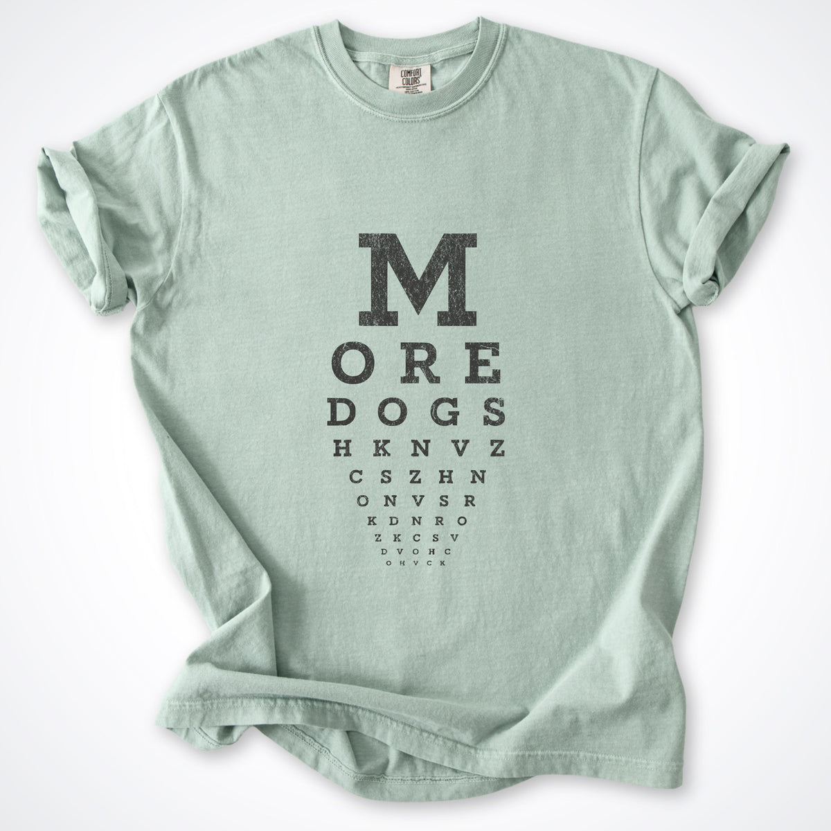 T-Shirt Bay / S More Dogs Eye Test Premium T-Shirt ReallyintoDogs