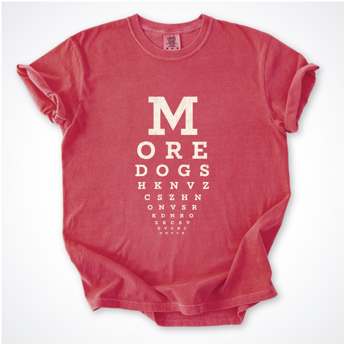 T-Shirt Watermelon / S More Dogs Eye Test Premium T-Shirt ReallyintoDogs