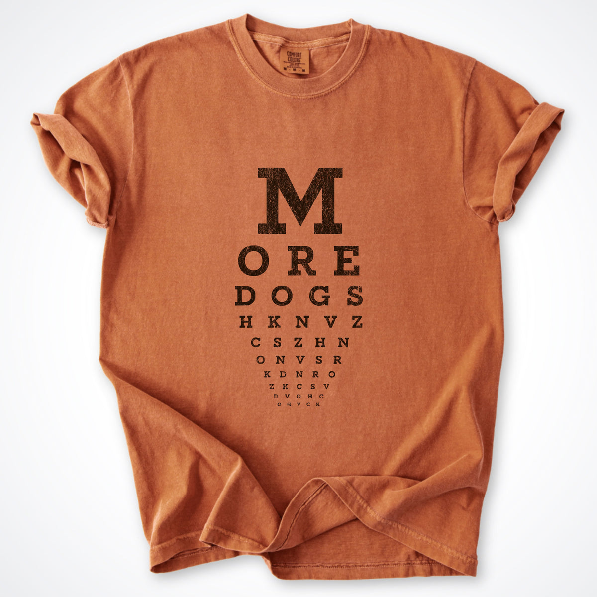 T-Shirt Yam / M More Dogs Eye Test Premium T-Shirt ReallyintoDogs