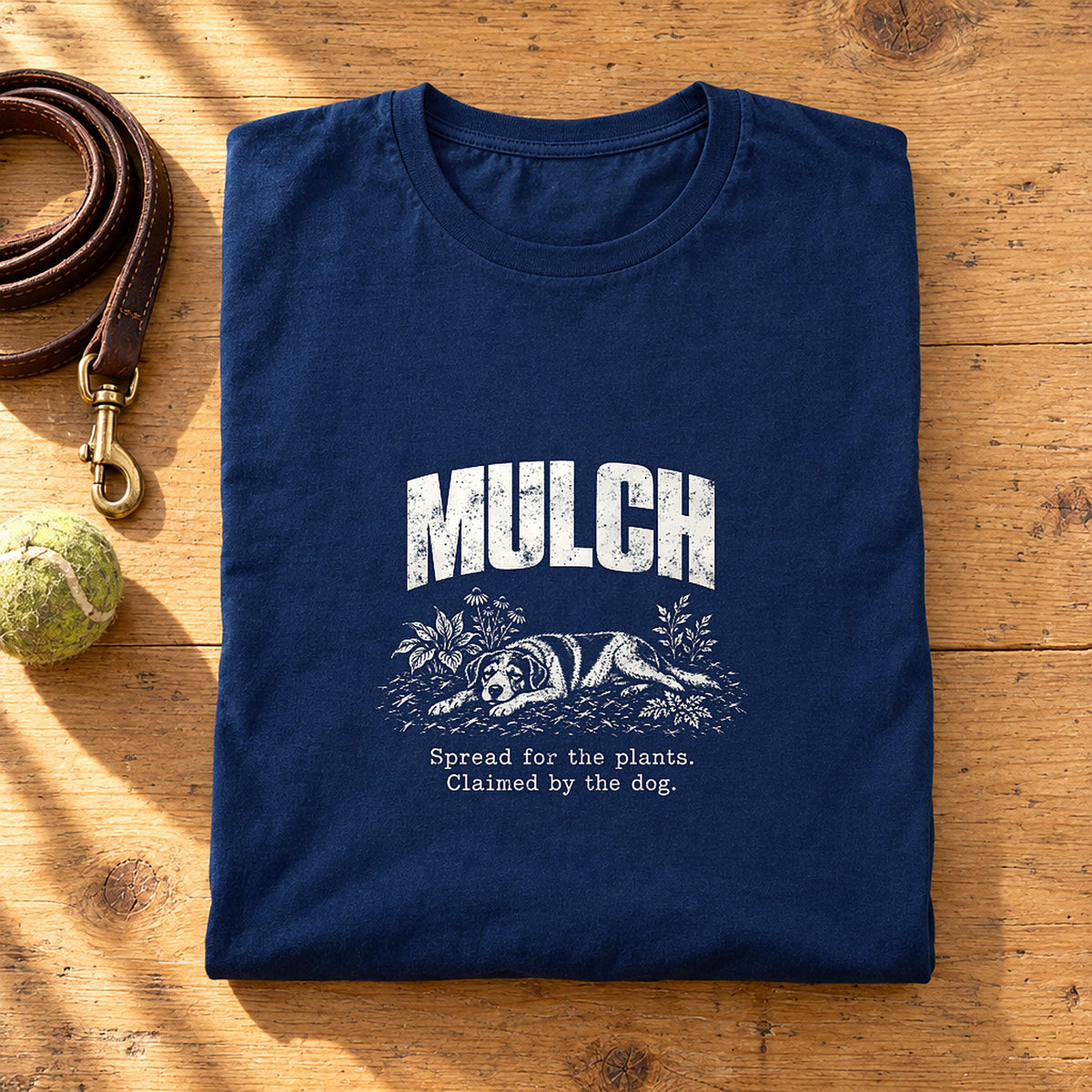 Mulch Navy folded