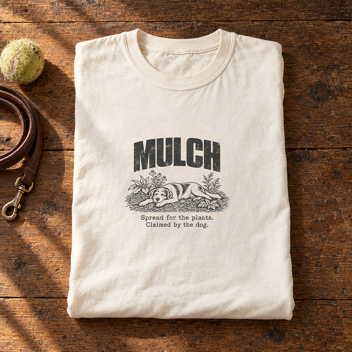 Mulch Ivory folded