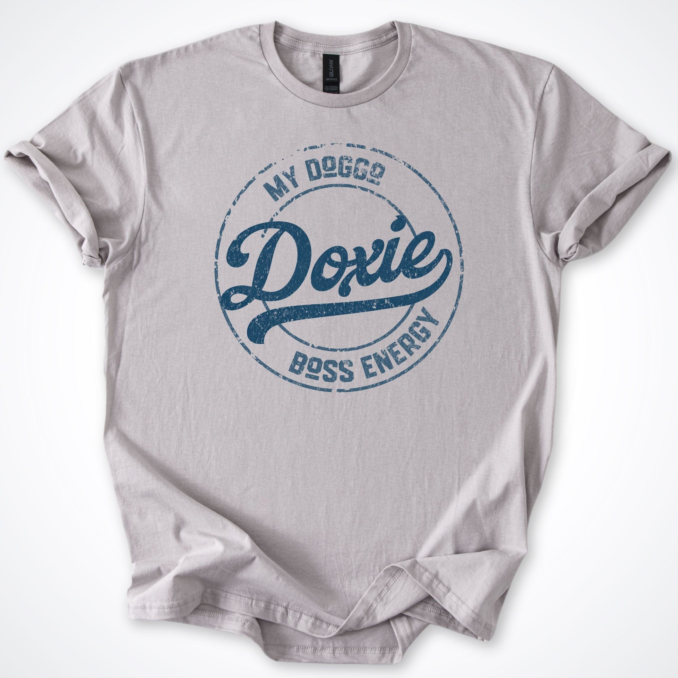 T-Shirt Ice Grey / S My Doggo Doxie Boss Energy T-Shirt ReallyintoDogs