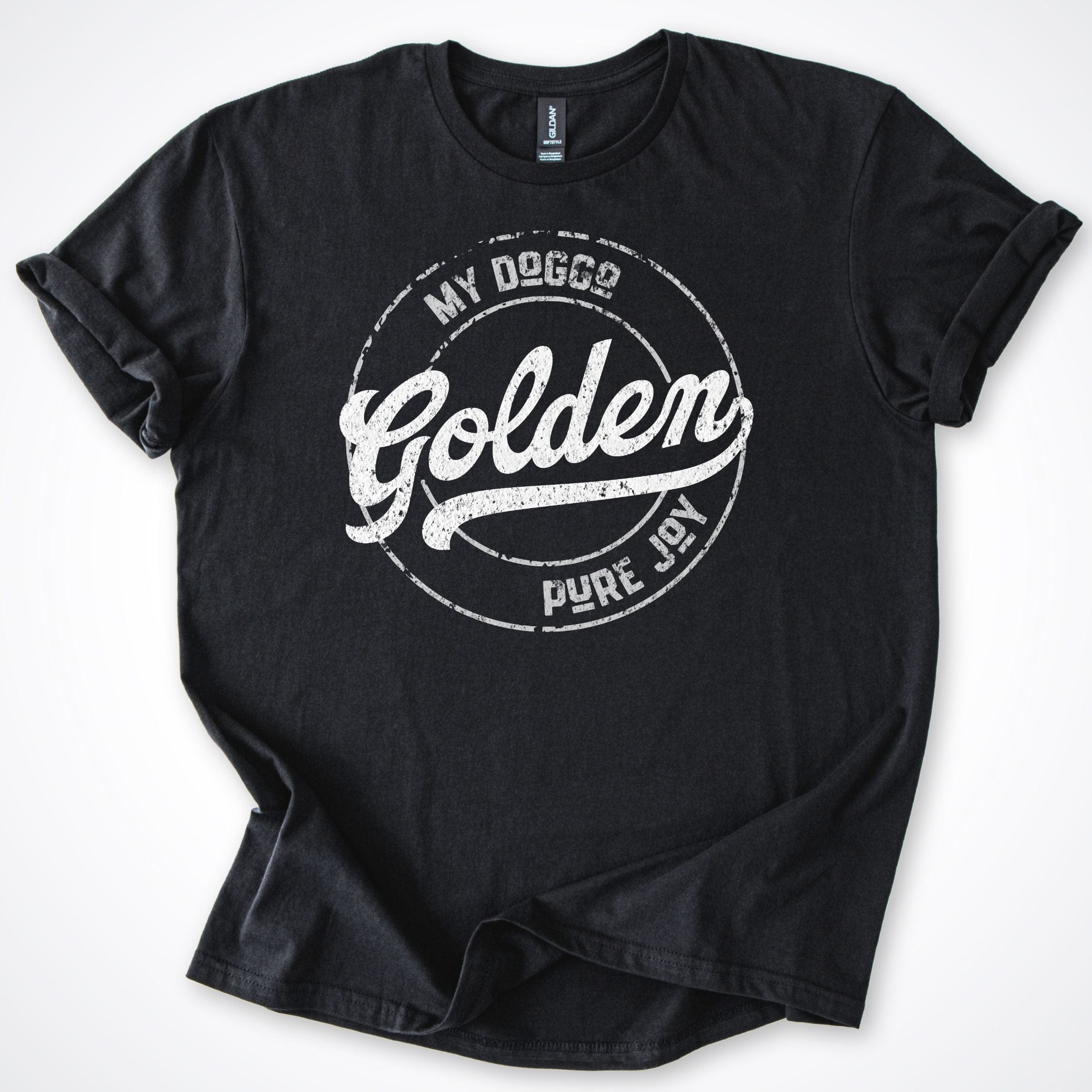 T-Shirt Black / S My Doggo Golden Pure Joy T-Shirt ReallyintoDogs