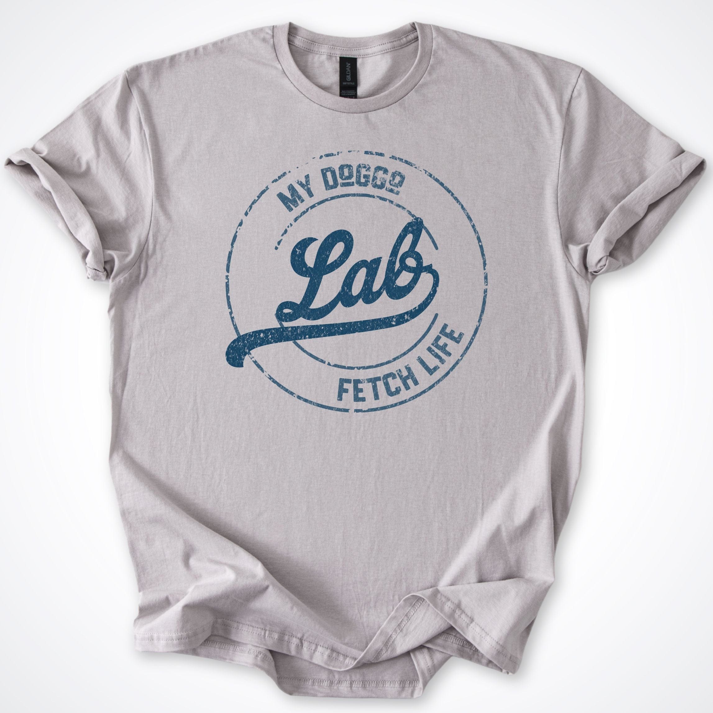T-Shirt Ice Grey / S My Doggo Lab Fetch Life T-Shirt ReallyintoDogs