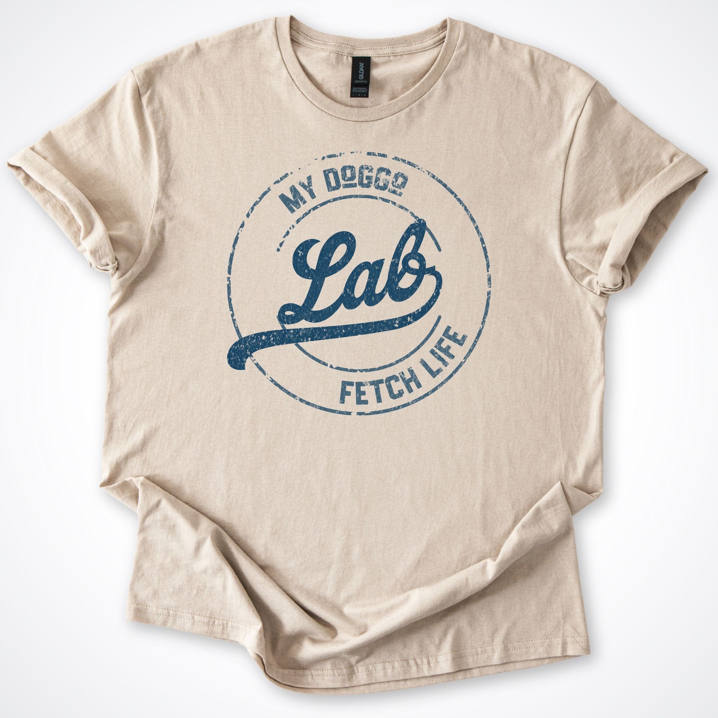 T-Shirt Sand / S My Doggo Lab Fetch Life T-Shirt ReallyintoDogs