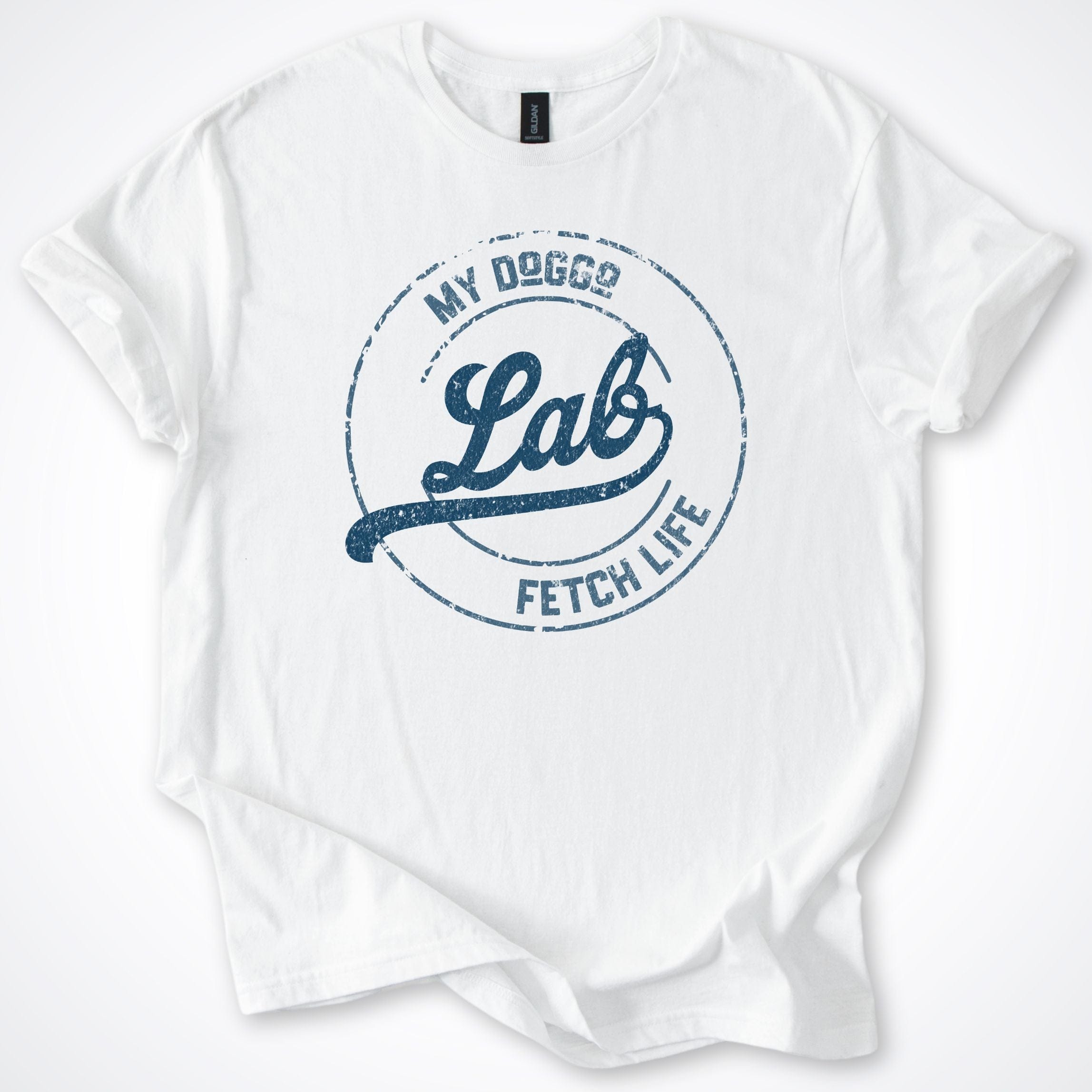 T-Shirt White / S My Doggo Lab Fetch Life T-Shirt ReallyintoDogs