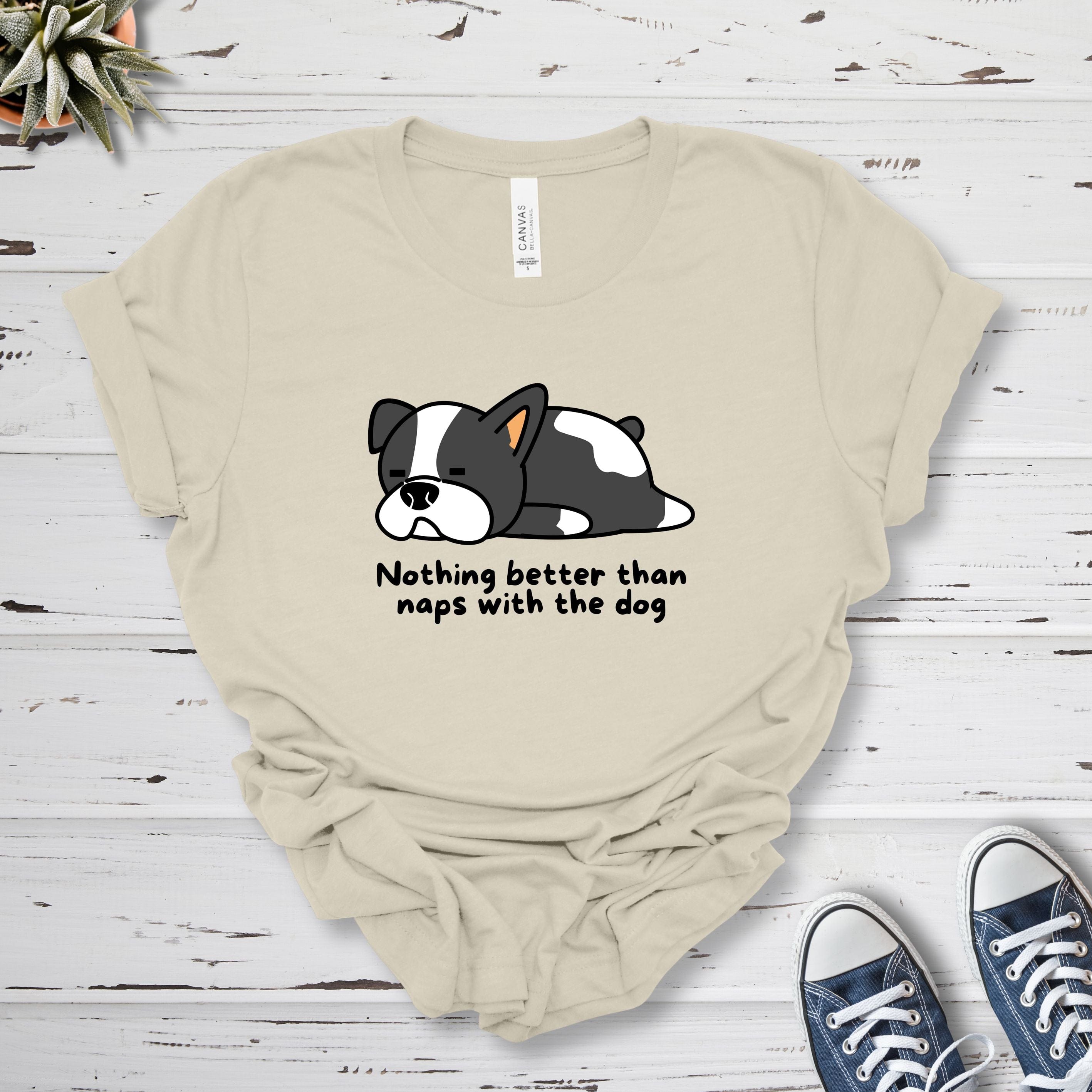 T-Shirt Natural / S Naps With The Dog Premium Unisex T-Shirt --reallyintothat