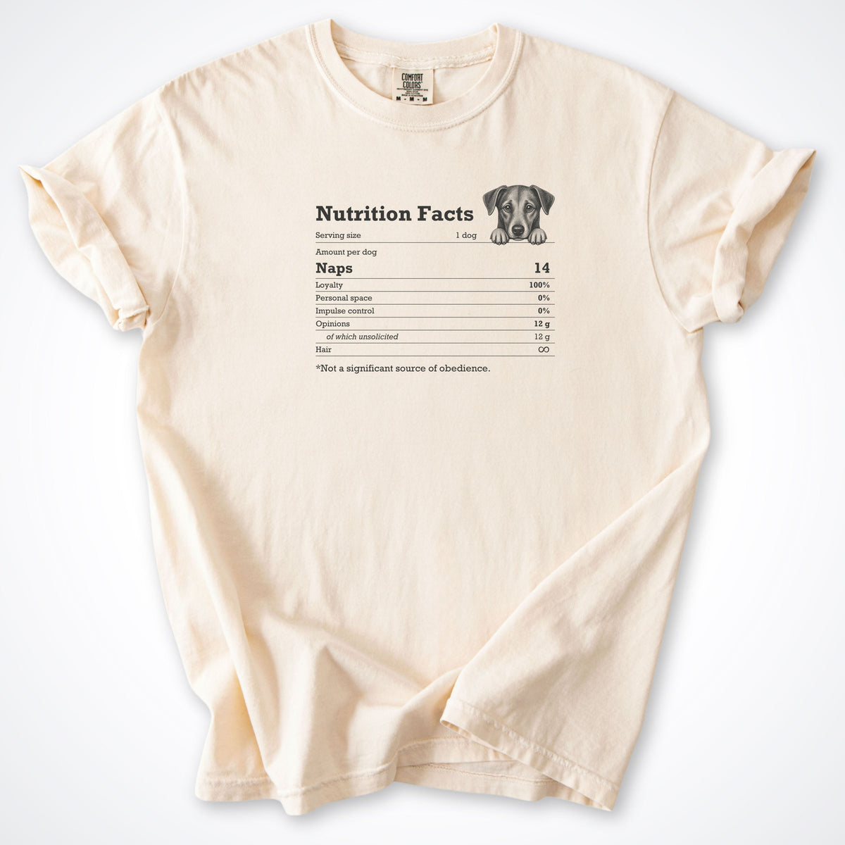 T-Shirt Ivory / S Not A Significant Source Of Obedience Premium T-Shirt ReallyintoDogs