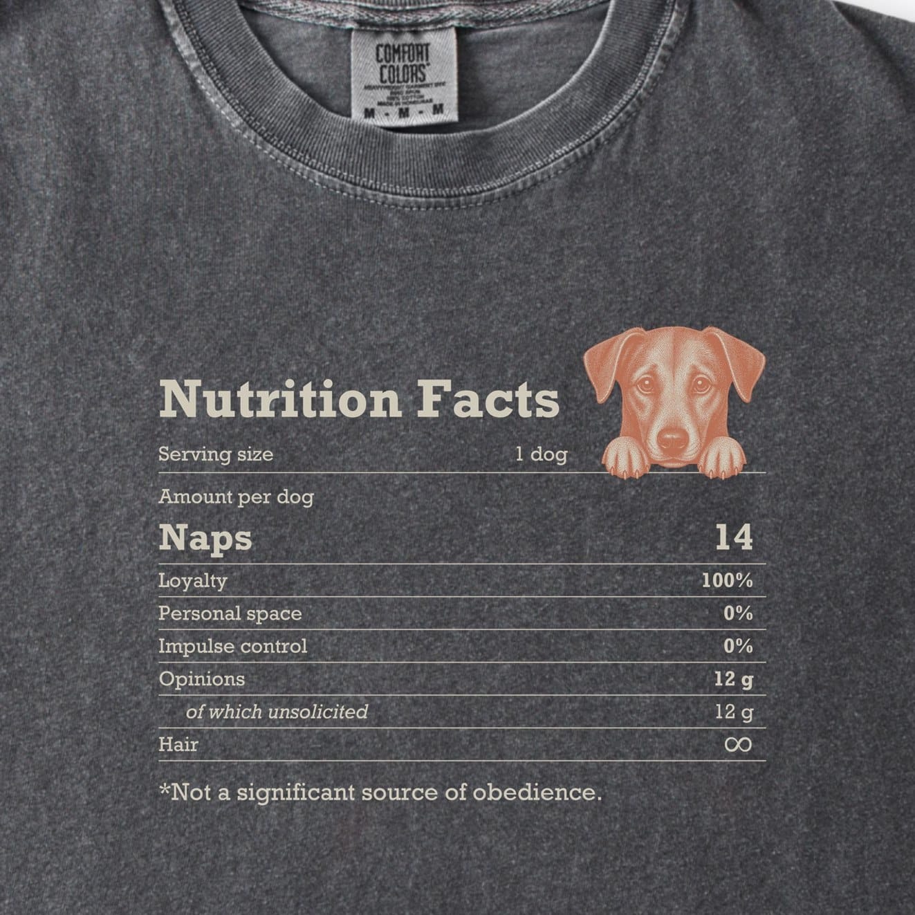 T-Shirt Not A Significant Source Of Obedience Premium T-Shirt ReallyintoDogs