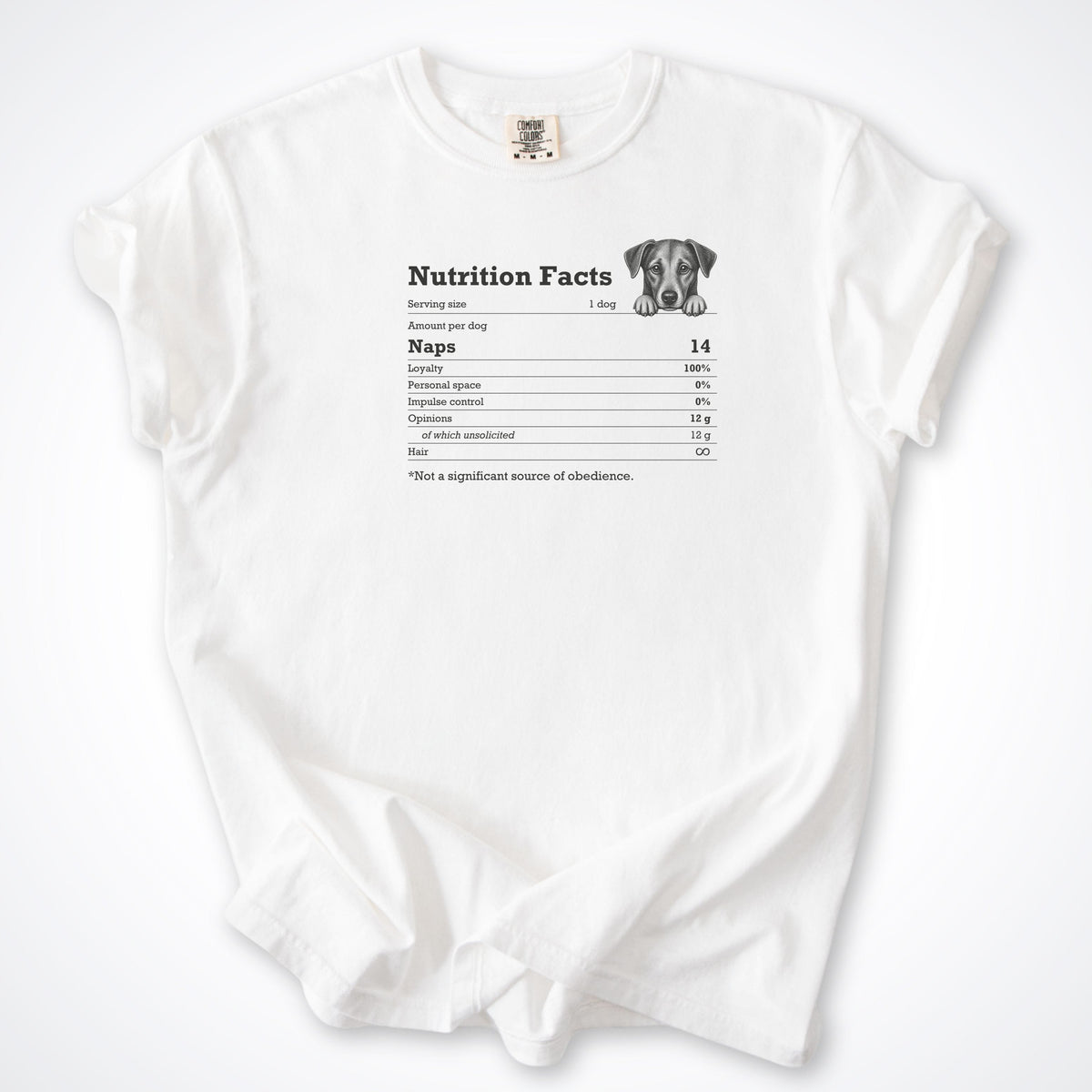 T-Shirt White / S Not A Significant Source Of Obedience Premium T-Shirt ReallyintoDogs
