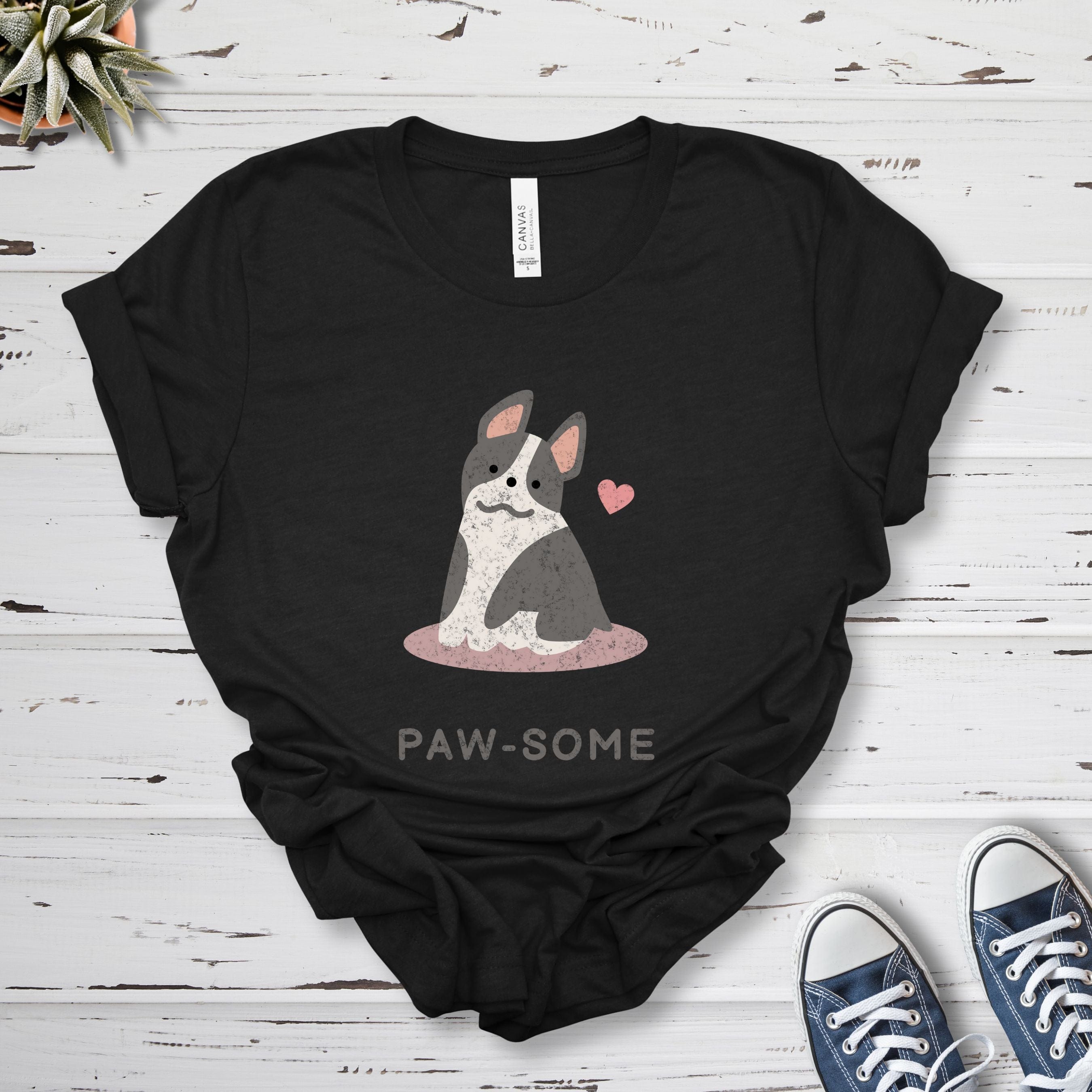 T-Shirt Black Heather / S Pawsome Premium Unisex T-Shirt --reallyintothat