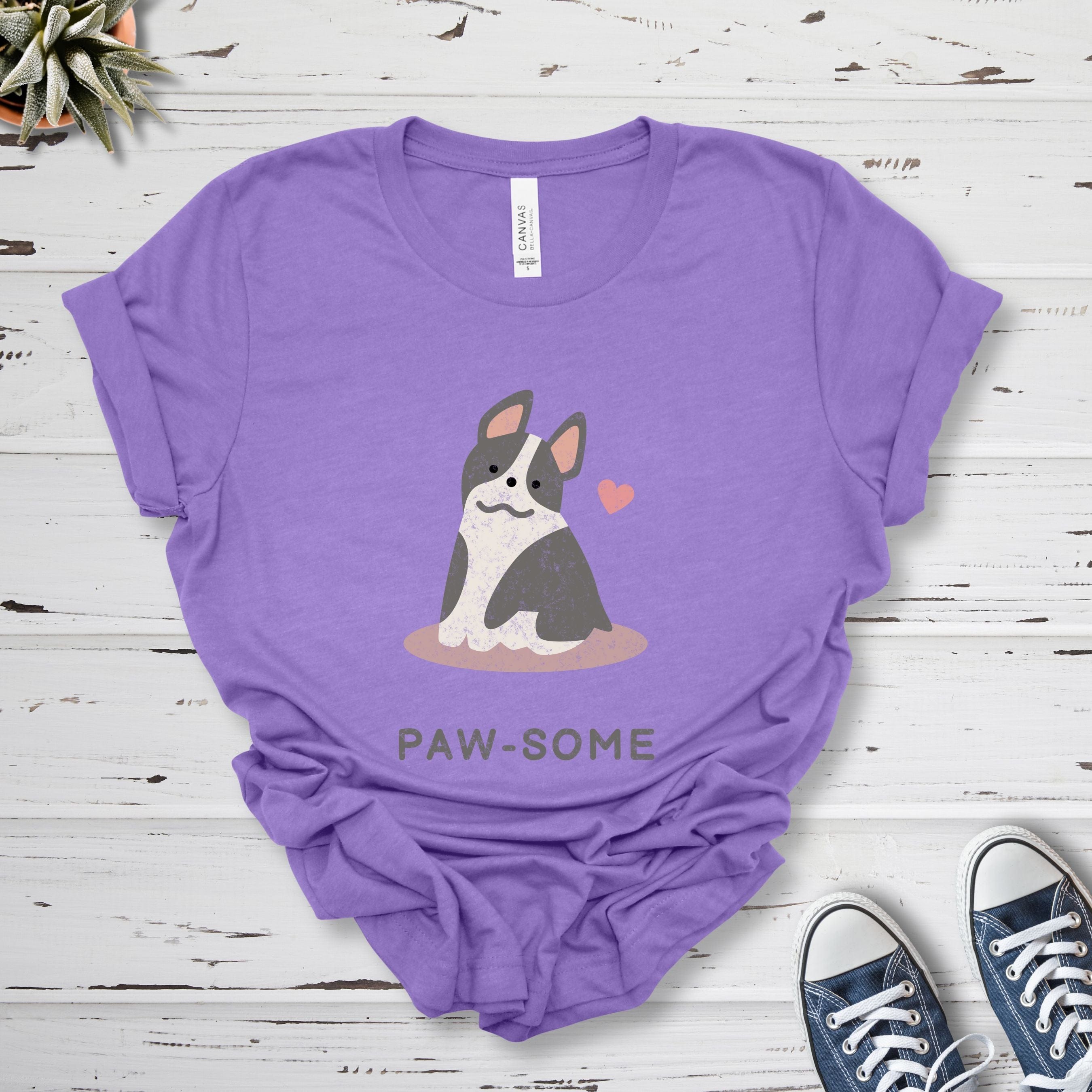 T-Shirt Heather Team Purple / S Pawsome Premium Unisex T-Shirt --reallyintothat