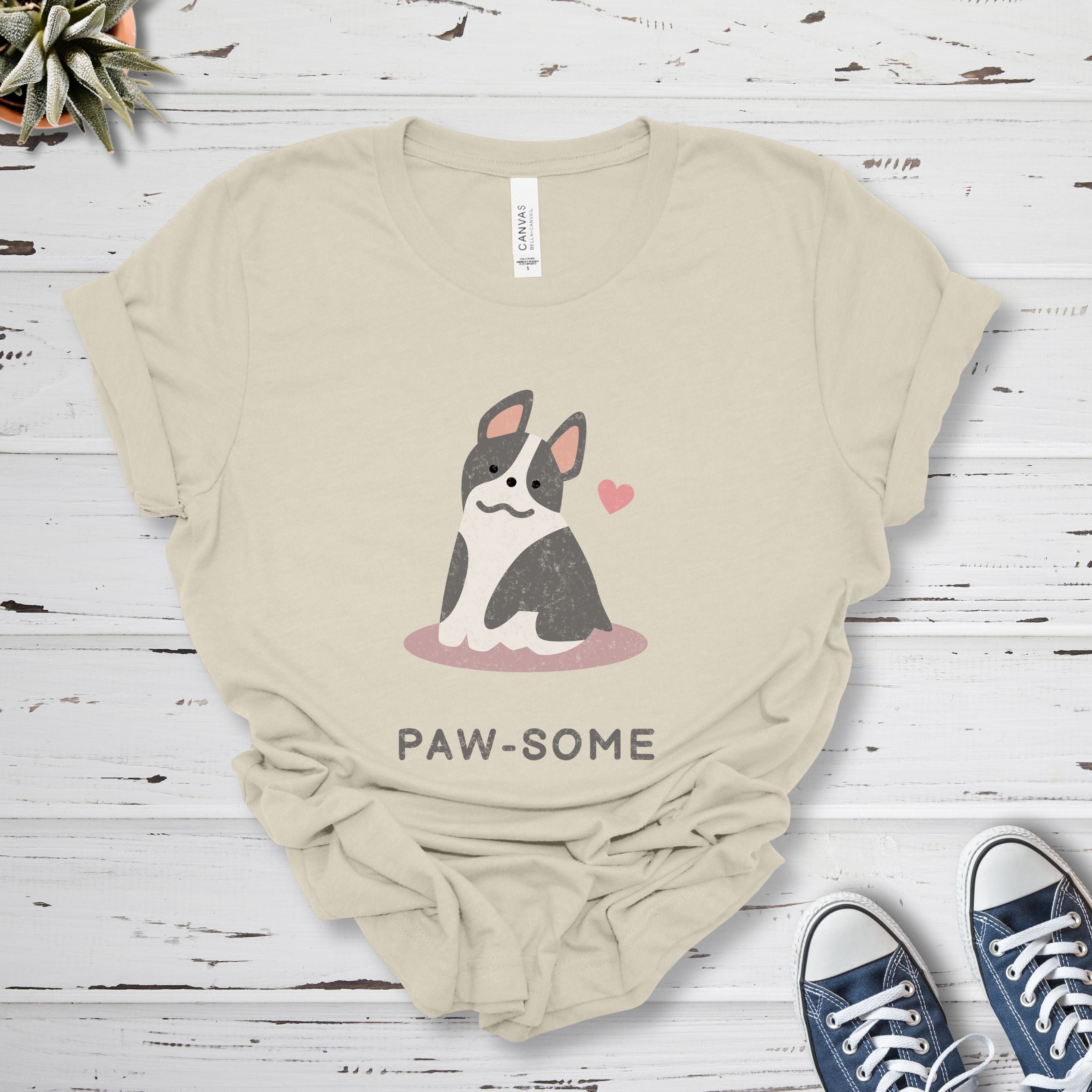 T-Shirt Natural / S Pawsome Premium Unisex T-Shirt --reallyintothat