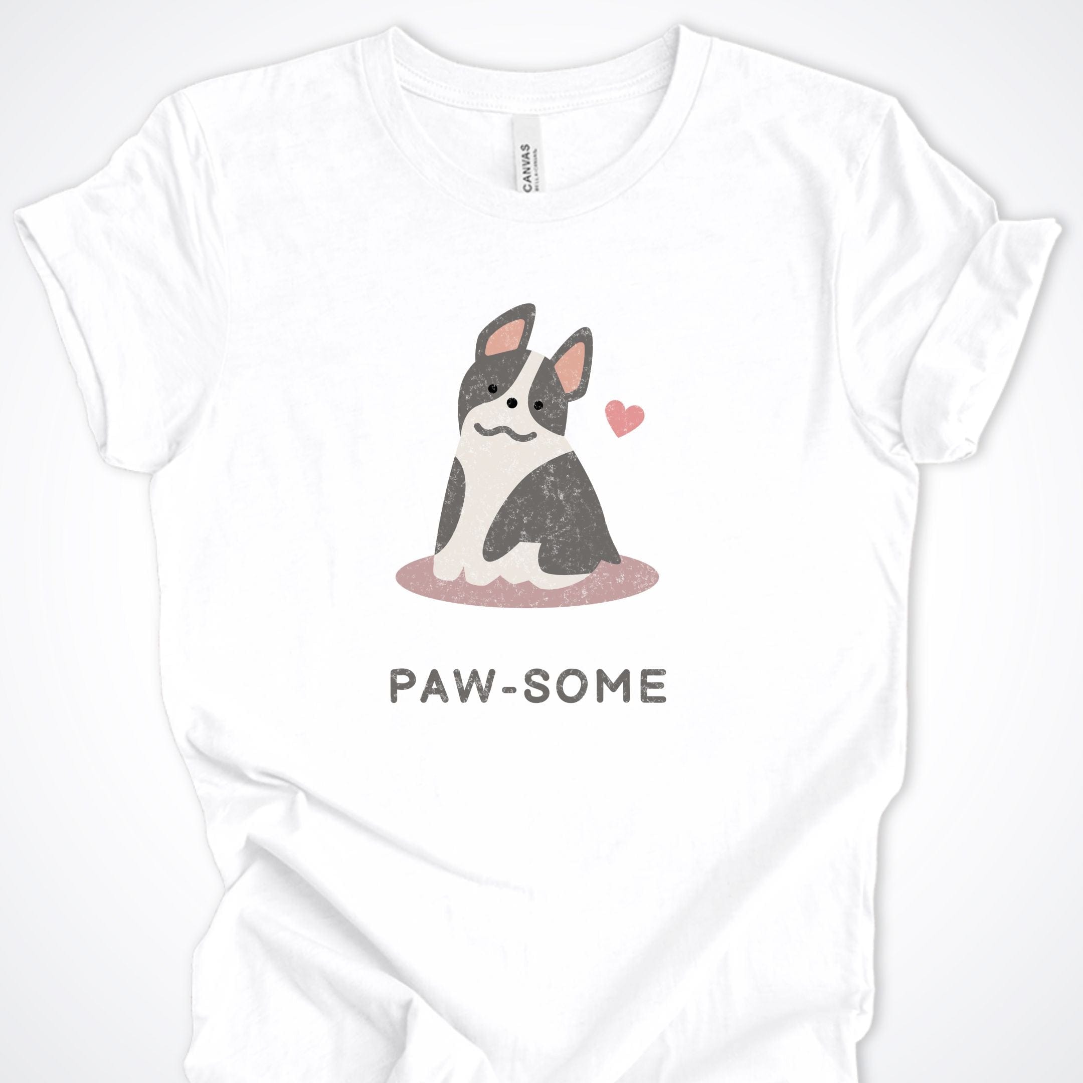 T-Shirt White / S Pawsome Premium Unisex T-Shirt ReallyintoDogs