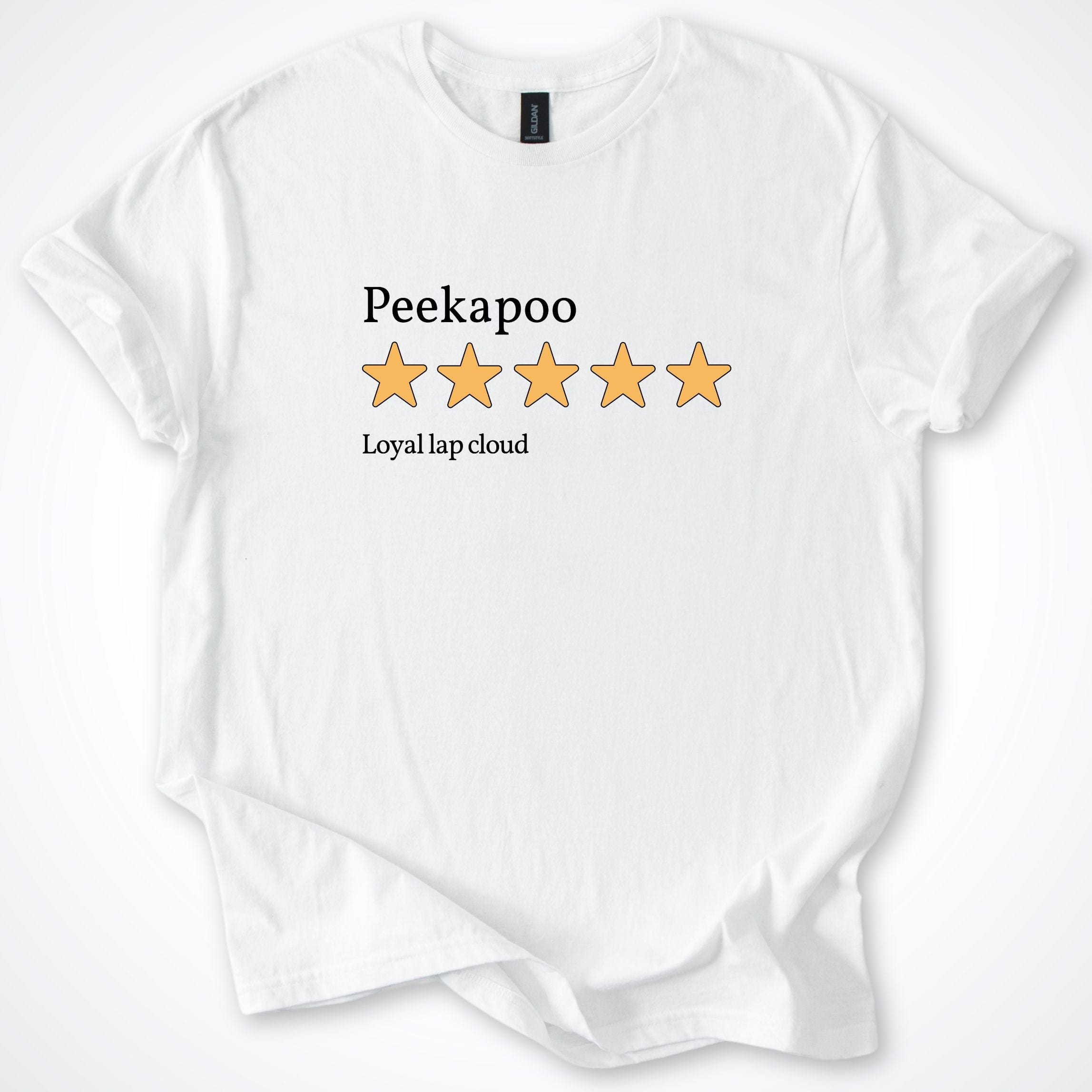T-Shirt White / S Peekapoo Five Star Review 1.0 T-Shirt ReallyintoDogs