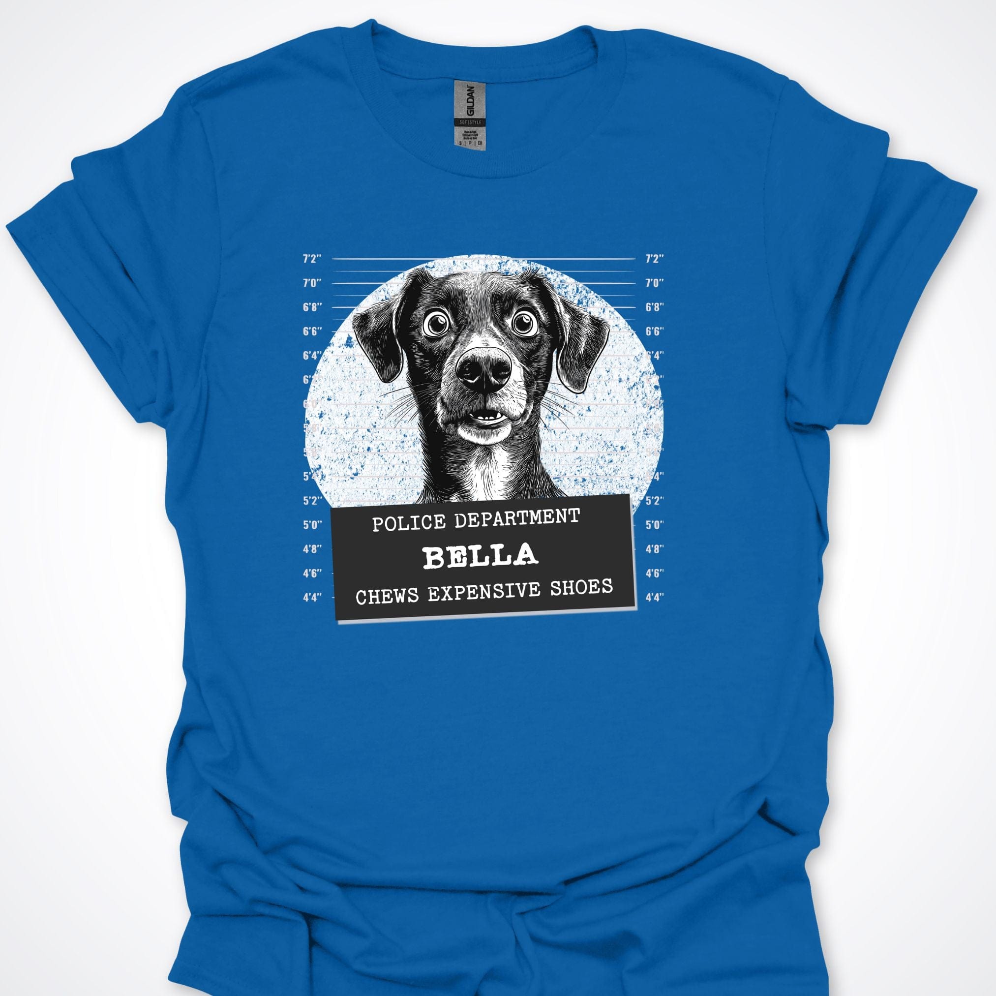 T-Shirt Royal / S Police Lineup - Chews Expensive Shoes Premium Unisex T-Shirt ReallyintoDogs