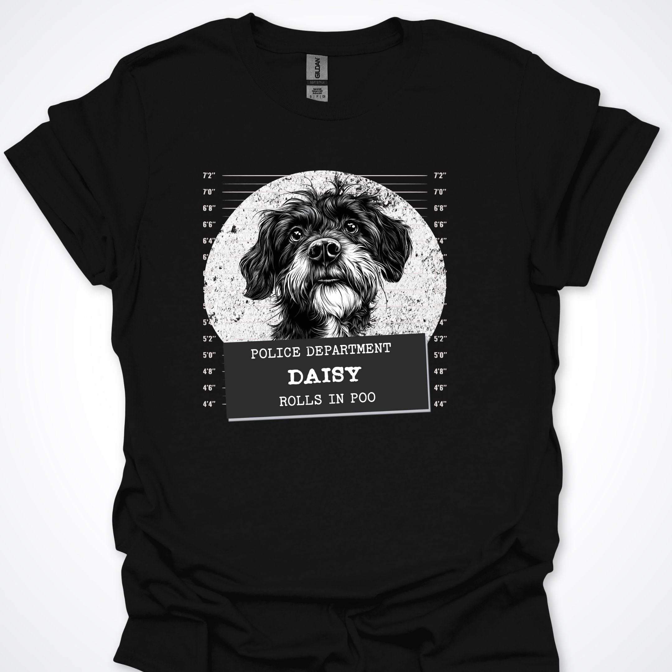 T-Shirt Black / S Police Lineup - Rolls in Poo Premium Unisex T-Shirt ReallyintoDogs