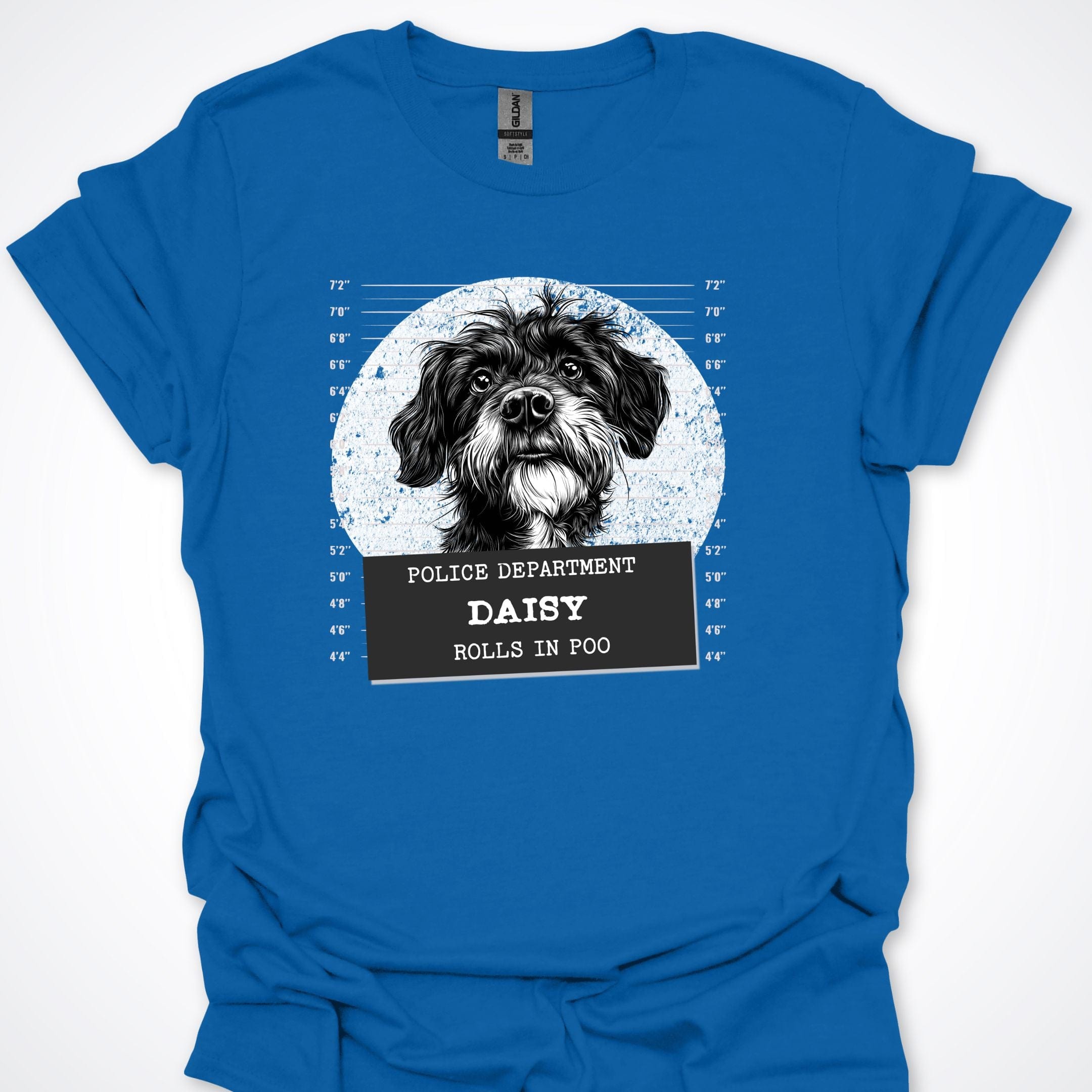 T-Shirt Royal / S Police Lineup - Rolls in Poo Premium Unisex T-Shirt ReallyintoDogs